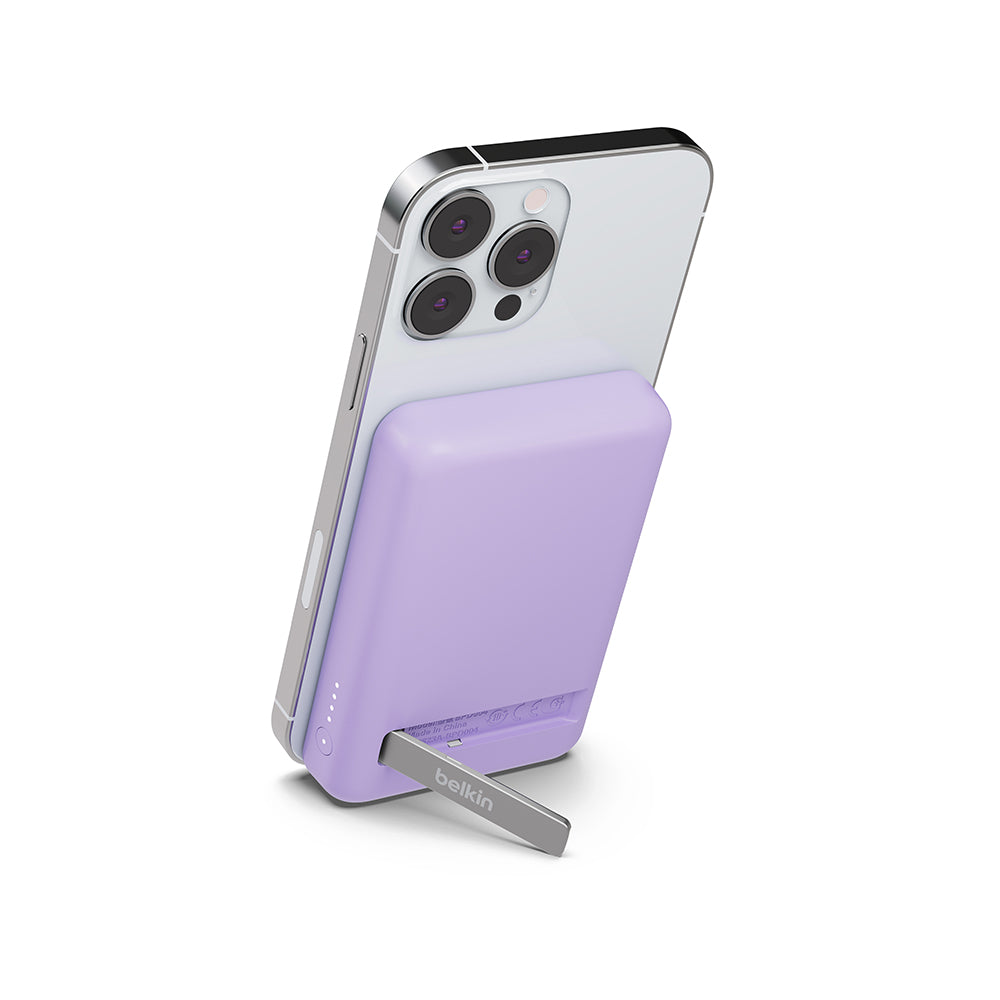 Belkin - BoostCharge Magnetic Wireless Power Bank 5K + Stand