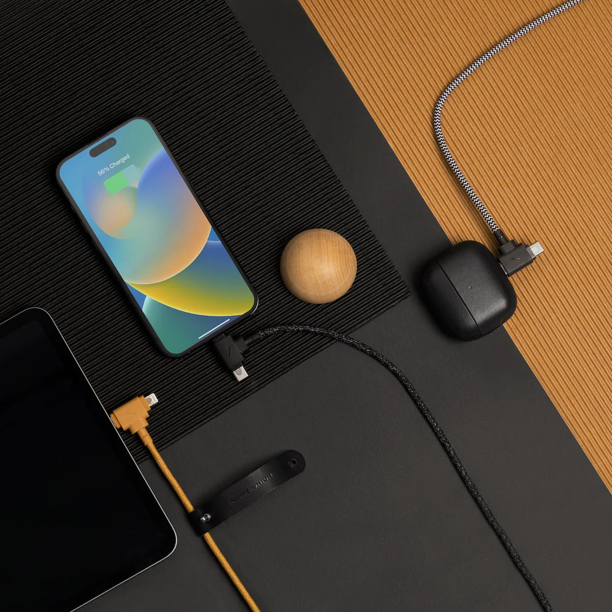 Native Union - Belt Cable Duo Pro 1.5M 2-in-1  (USB-C to USB-C & Lightning)