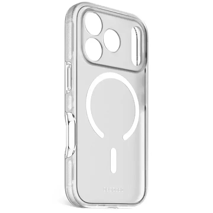 Przezroczyste etui na iPhone z magnetycznym ładowaniem MagSafe, idealne do Home Office