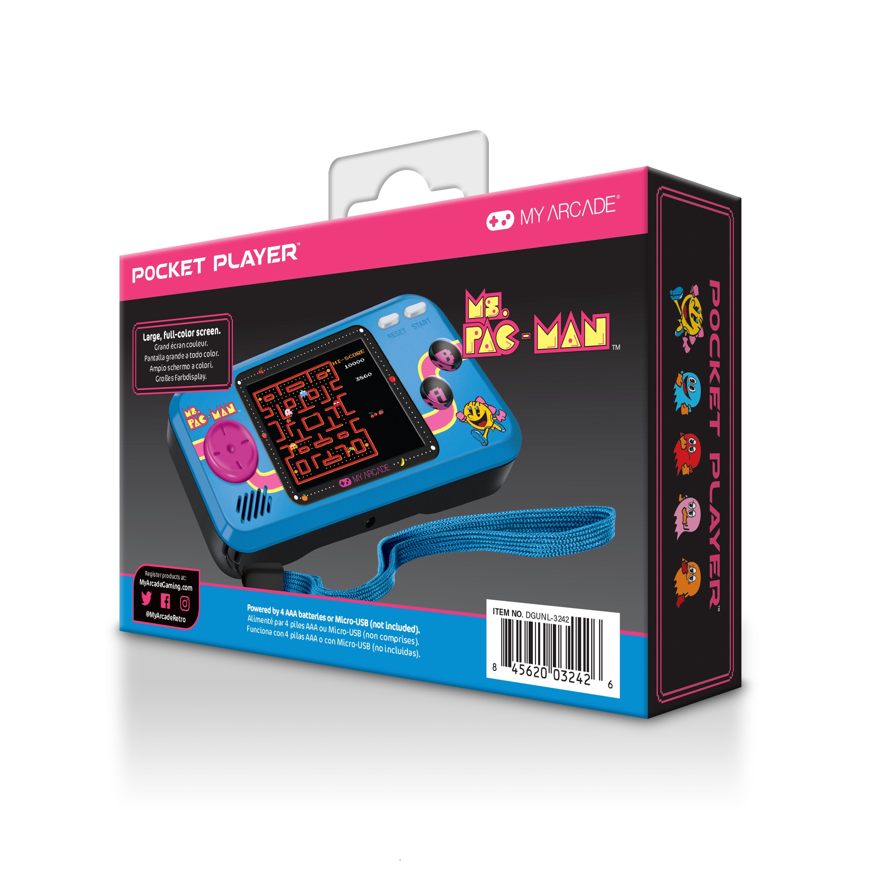 My Arcade - Ms. PAC-Man Pocket Player DGUNL-3242