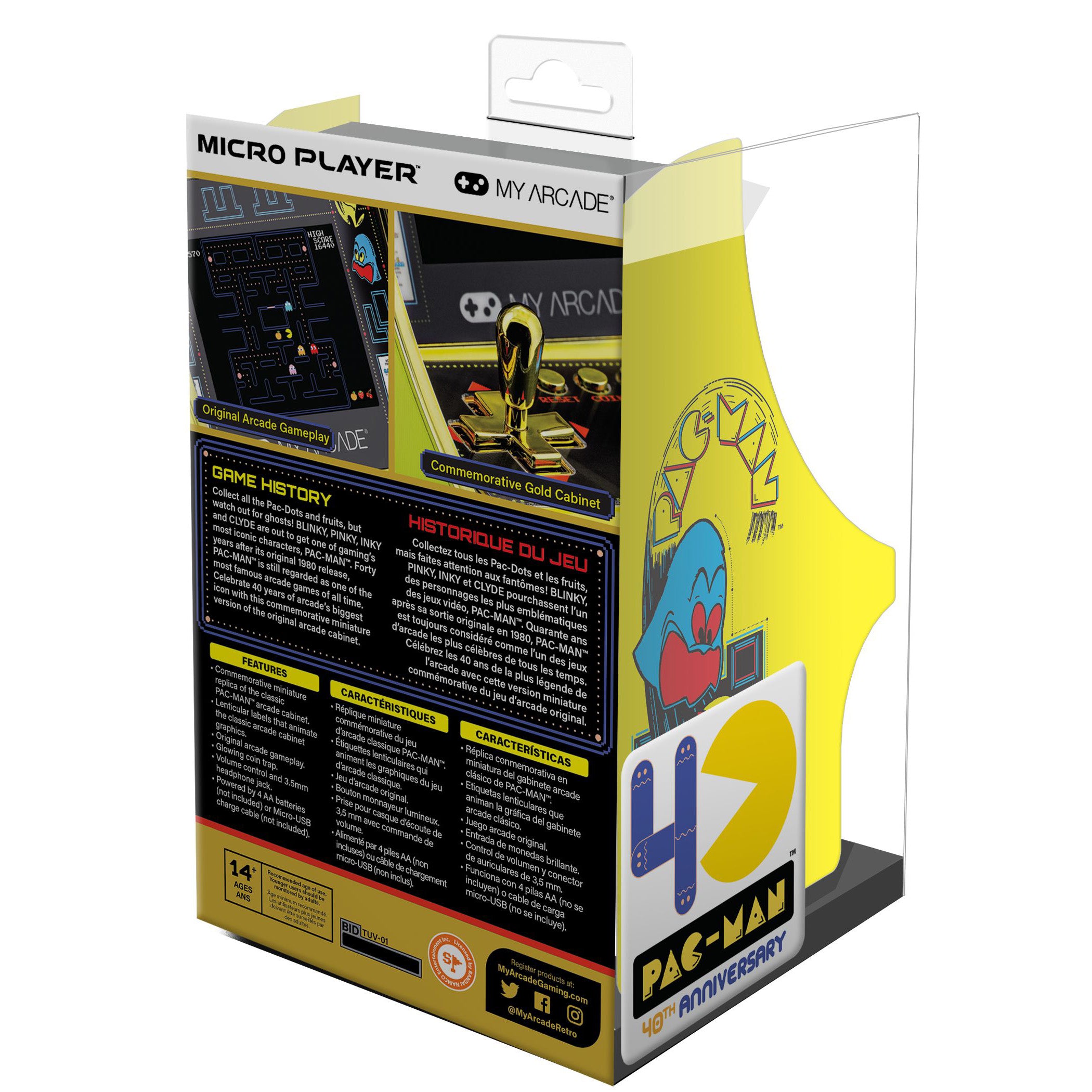 My Arcade - Pac Man 40th Anniversary Micro Player DGUNL-3290