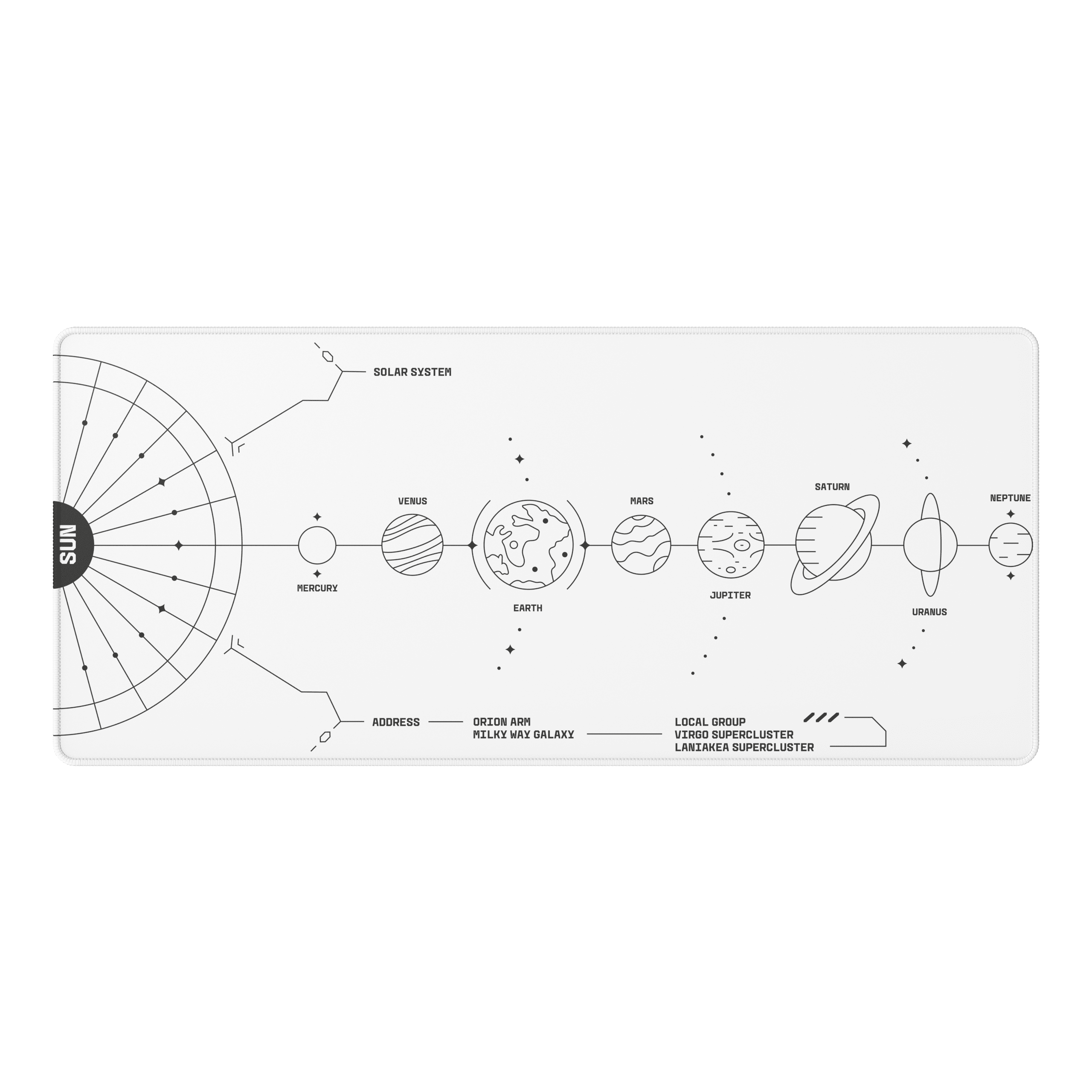 Dark Project - Terra Nova Mousepad XL