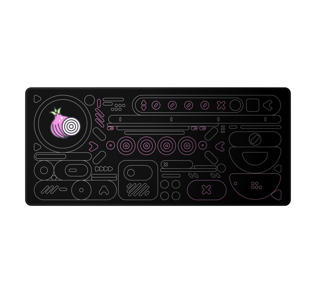 Dark Project - Onionite Pattern Mousepad XL