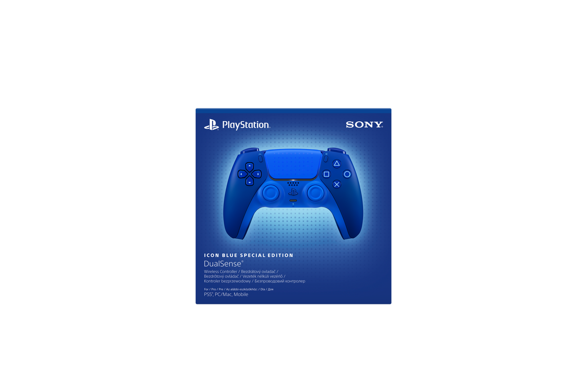 Sony – DualSense Wireless Controller for PlayStation 5 (Limited Edition) – Icon Blue