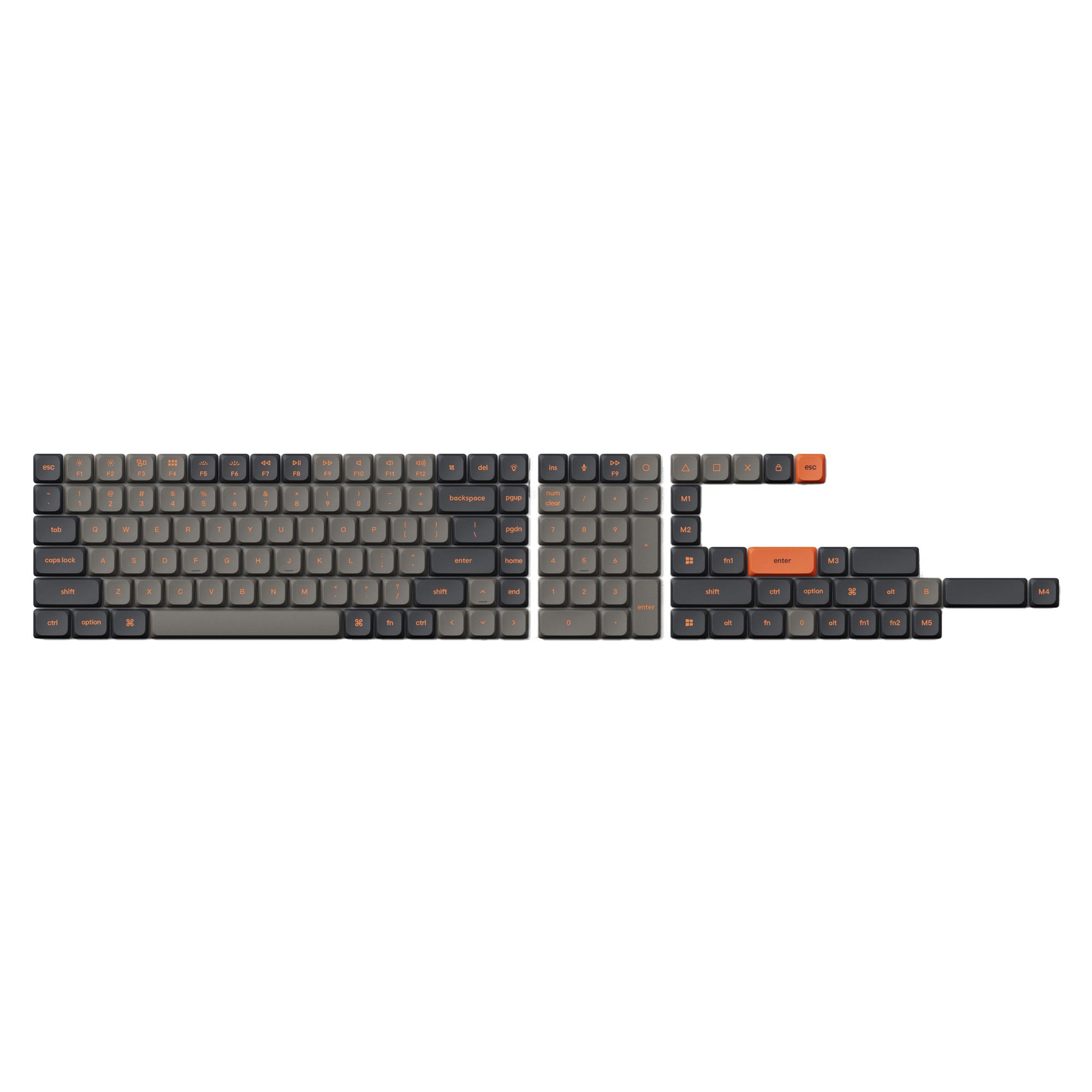 Keychron - Low Profile Double Shot PBT LSA Keycap Set Version 2