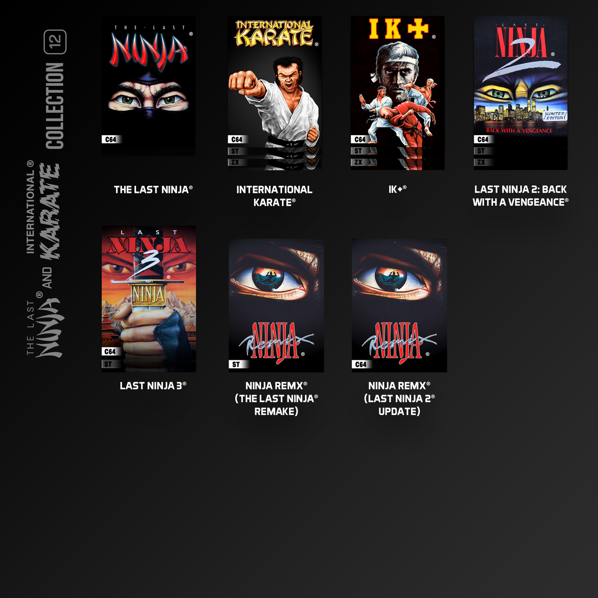Evercade - The Last Ninja and IK Collection - Retro Games Set