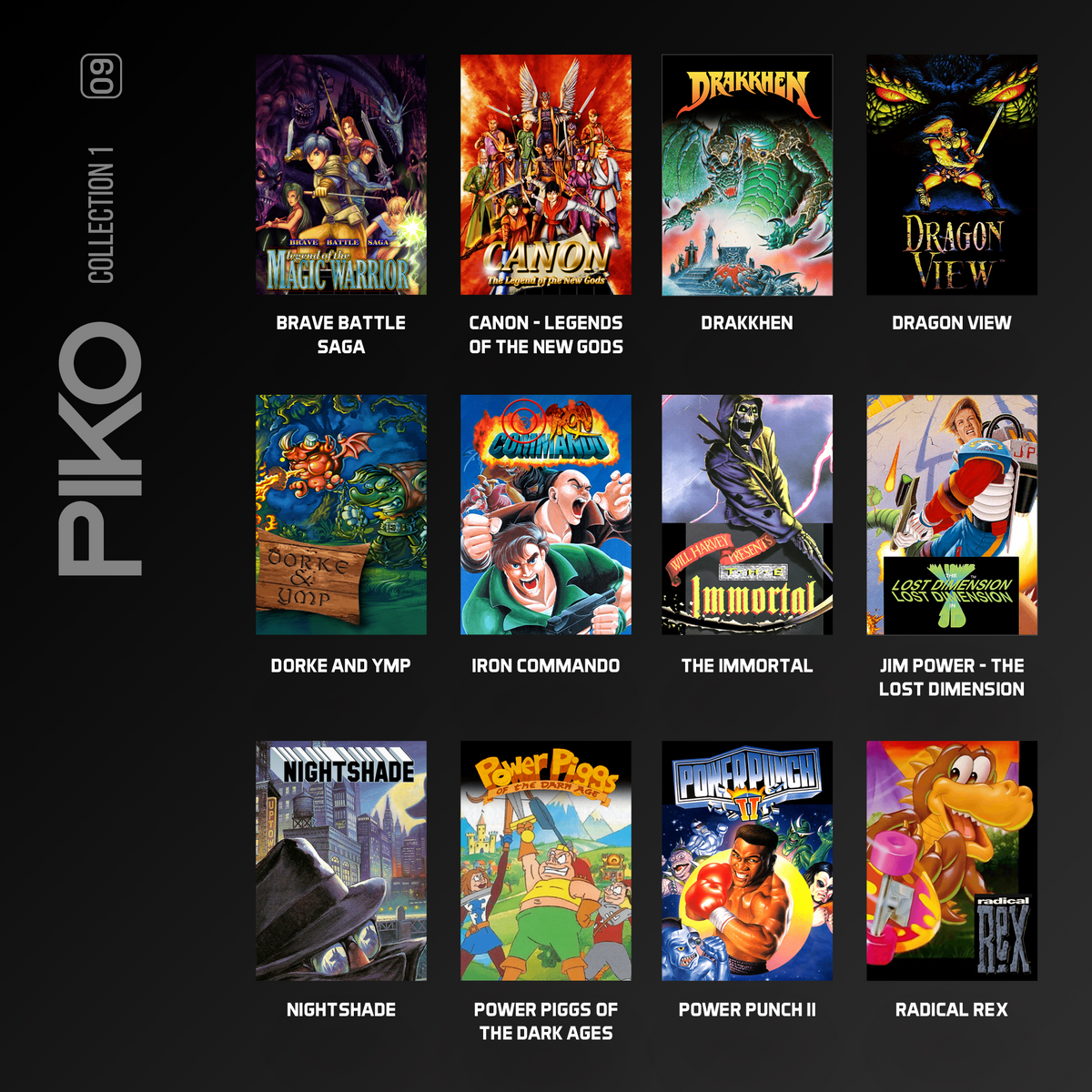 Evercade - Piko Interactive Collection 1 - Retro Games Set