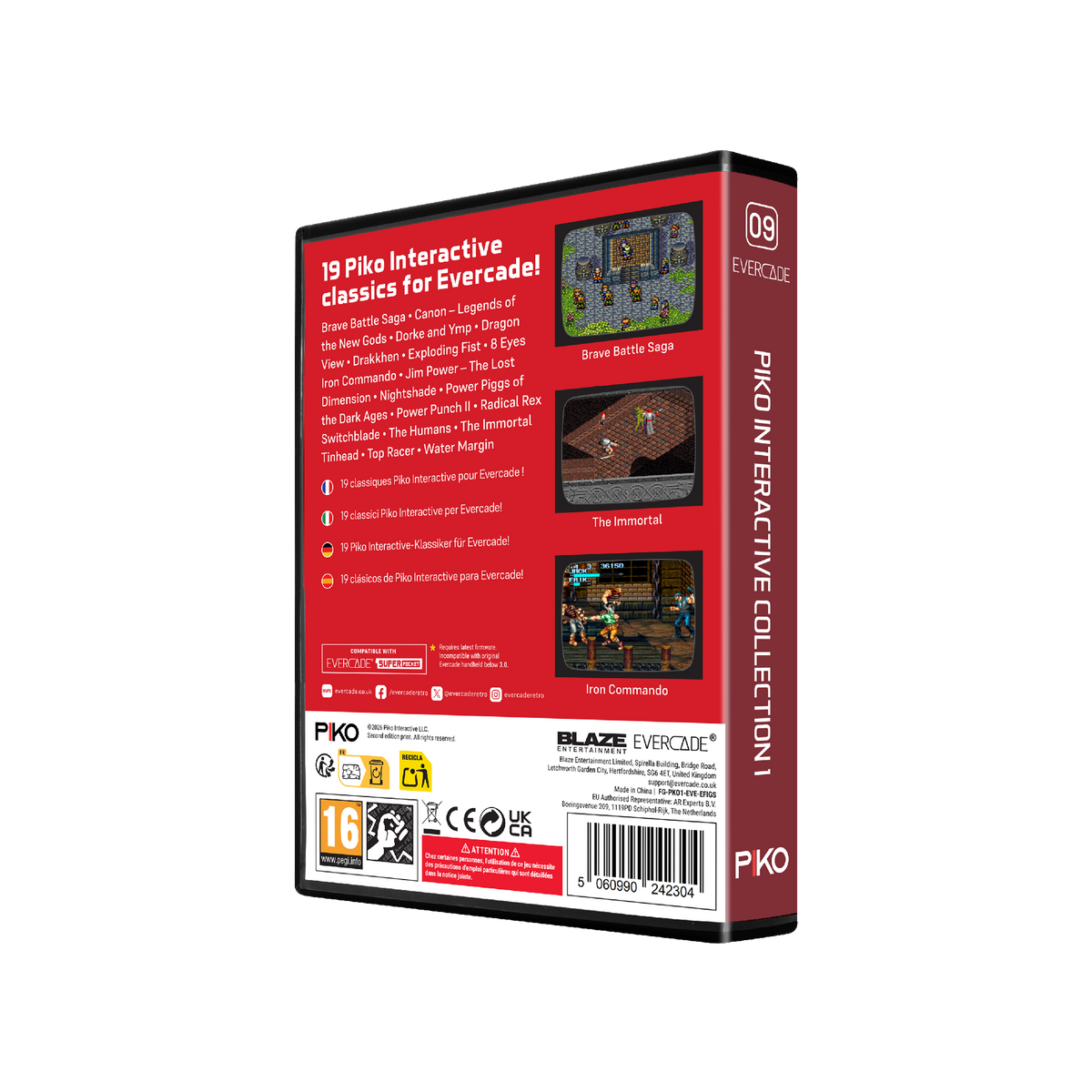 Evercade - Piko Interactive Collection 1 - Retro Games Set