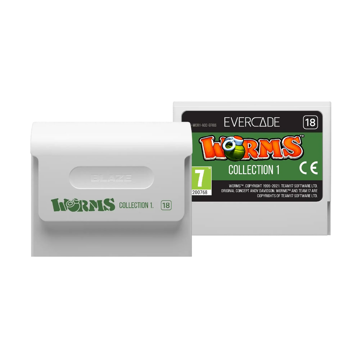 Worms Collection 1 – gra konsolowa Evercade, edycja BLAZE, wiek 18+