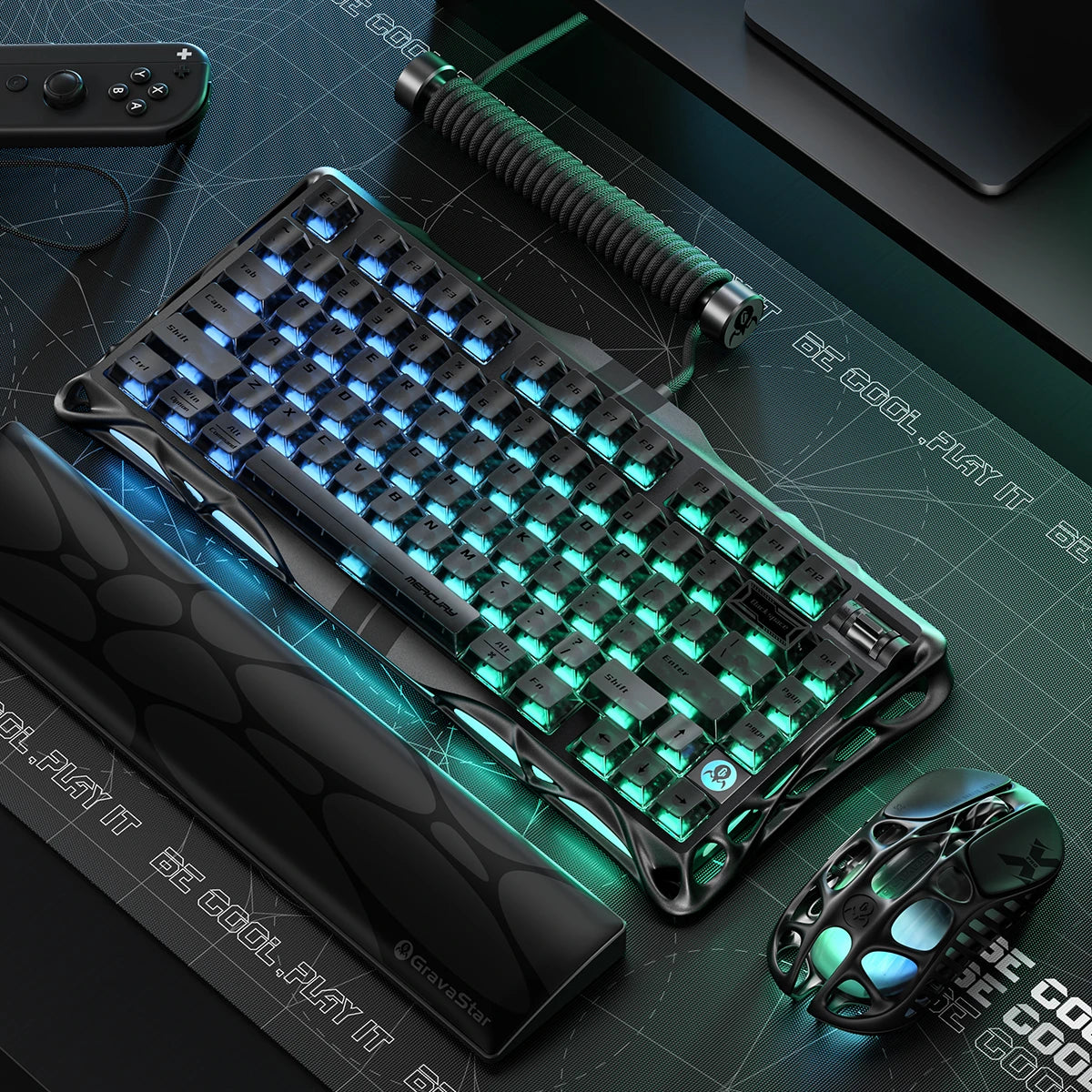 GravaStar - Mercury V75 - Wired Magnetic Keyboard