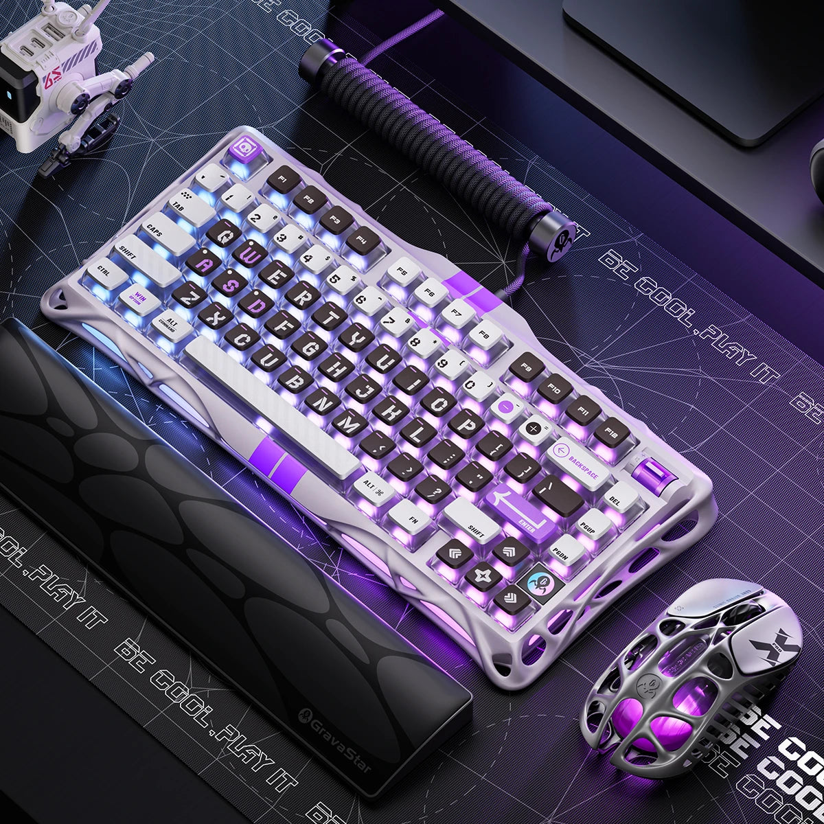 GravaStar - Mercury V75 - Wired Magnetic Keyboard