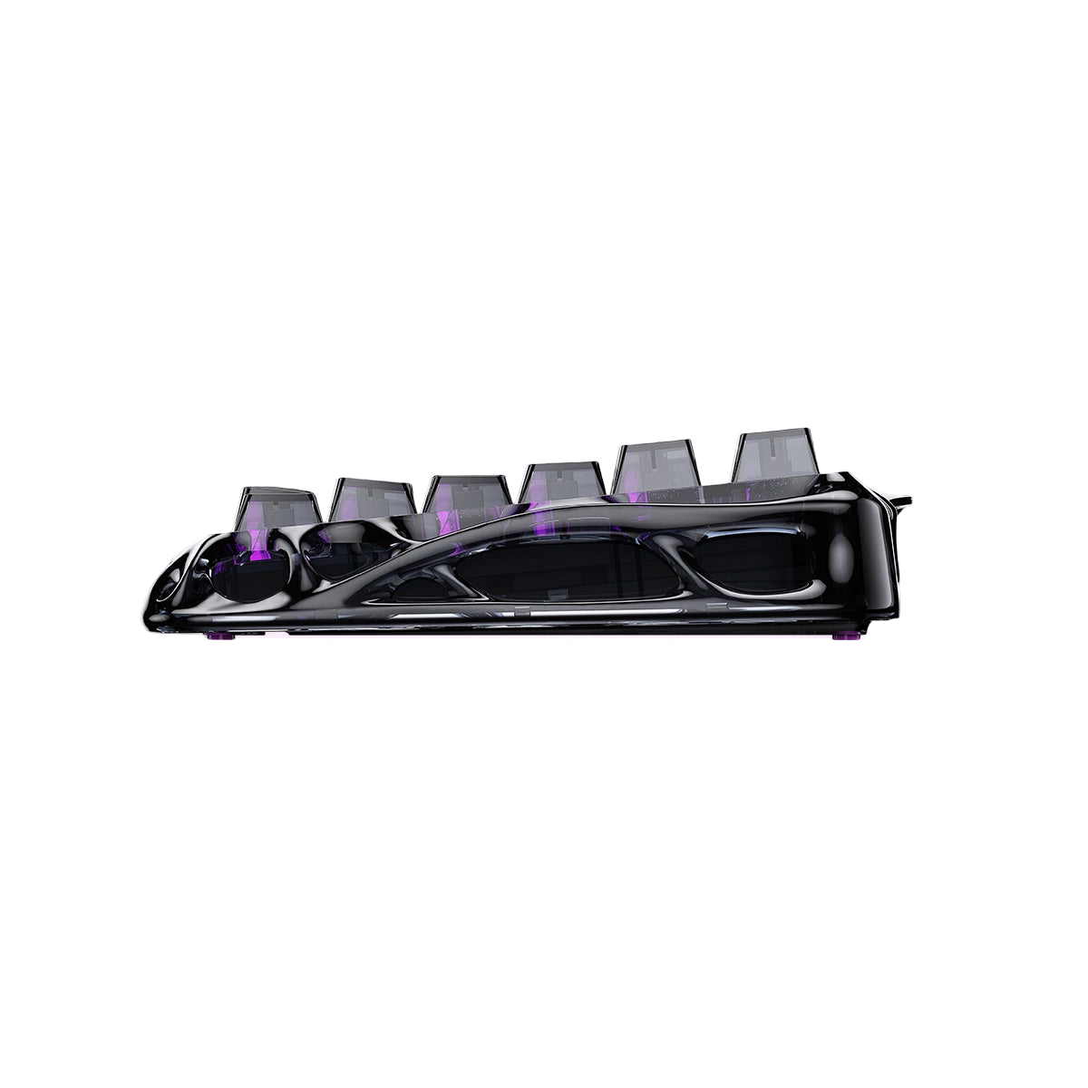 GravaStar - Mercury V75 Lite Transparent Black - Wired Magnetic Keyboard