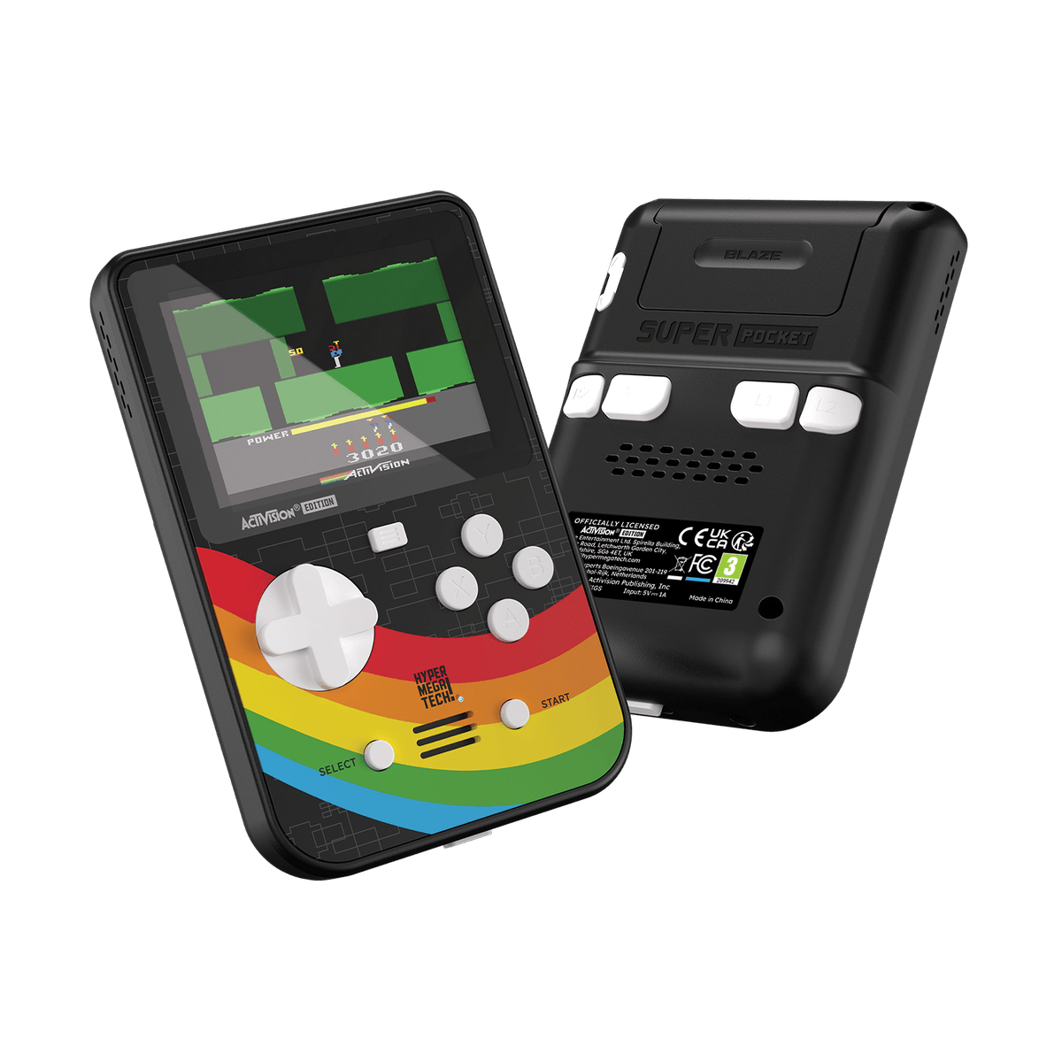 Evercade - Hyper Mega Tech Super Pocket Activision Edition Retro Console with Game Set