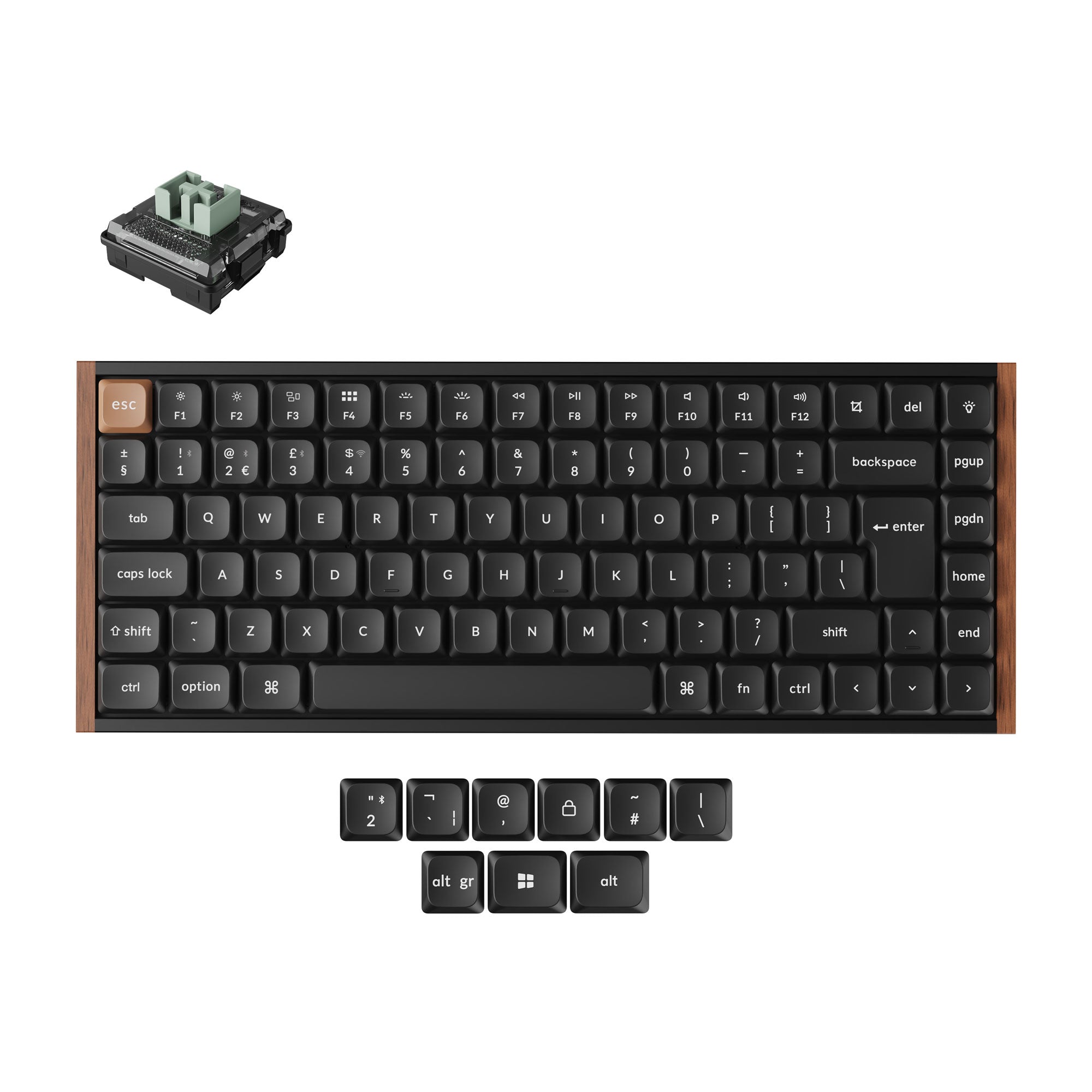 Keychron K3 HE Wireless Hot-swappable RGB Backlight - Black (Special Edition) UK Layout