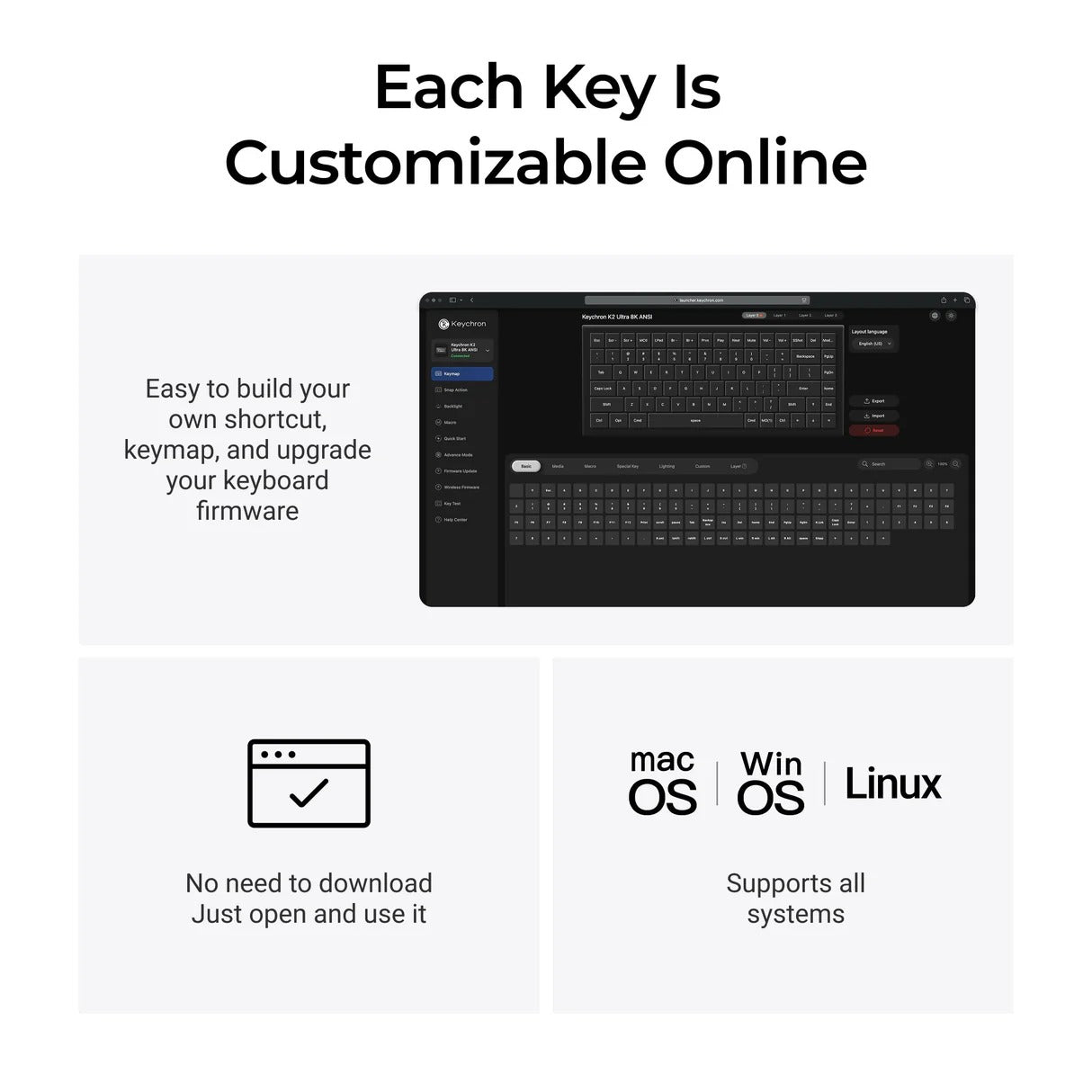 Keychron - K2 Ultra 8k Wireless Mechanical Keyboard