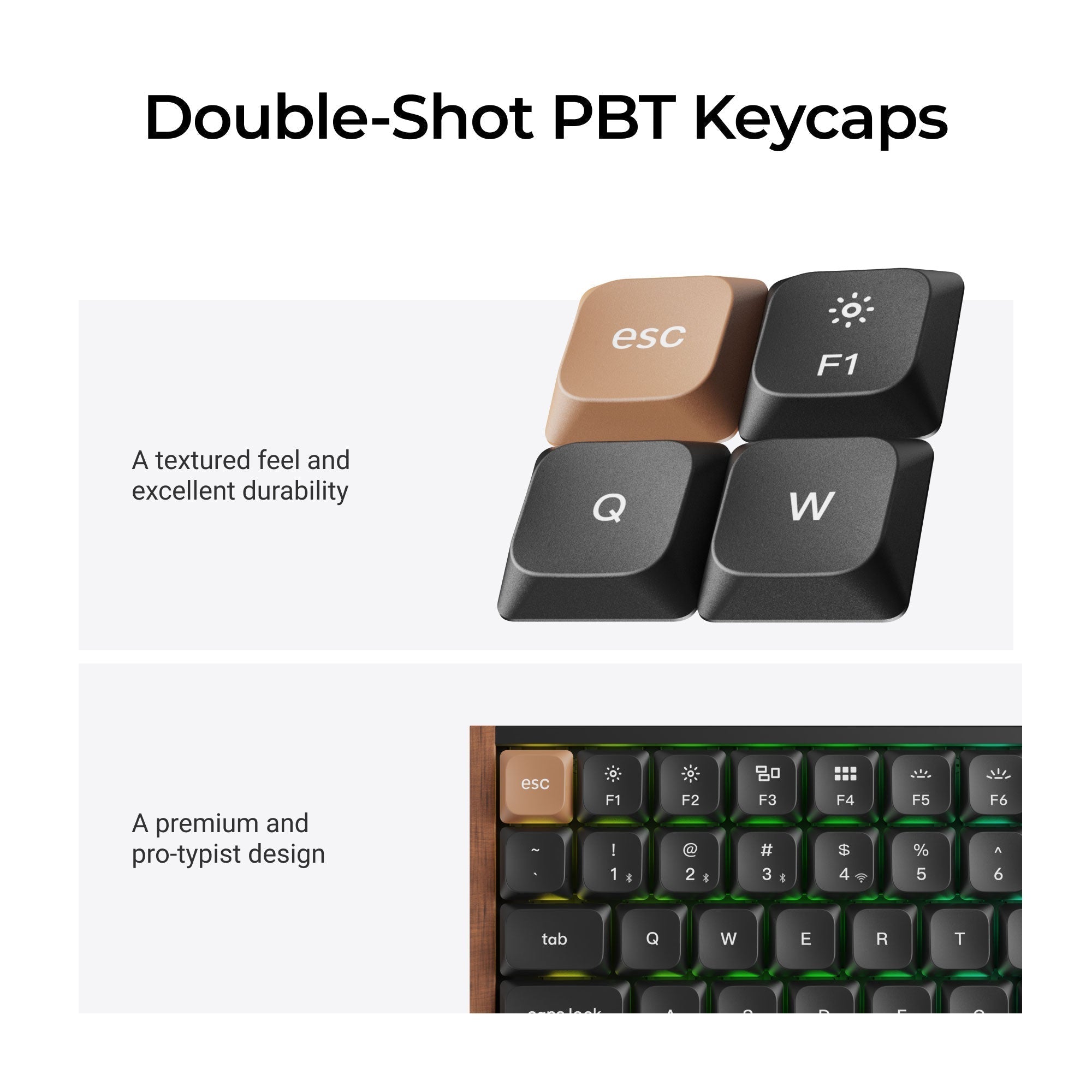 Keychron K3 HE Double-shot PBT Keycaps