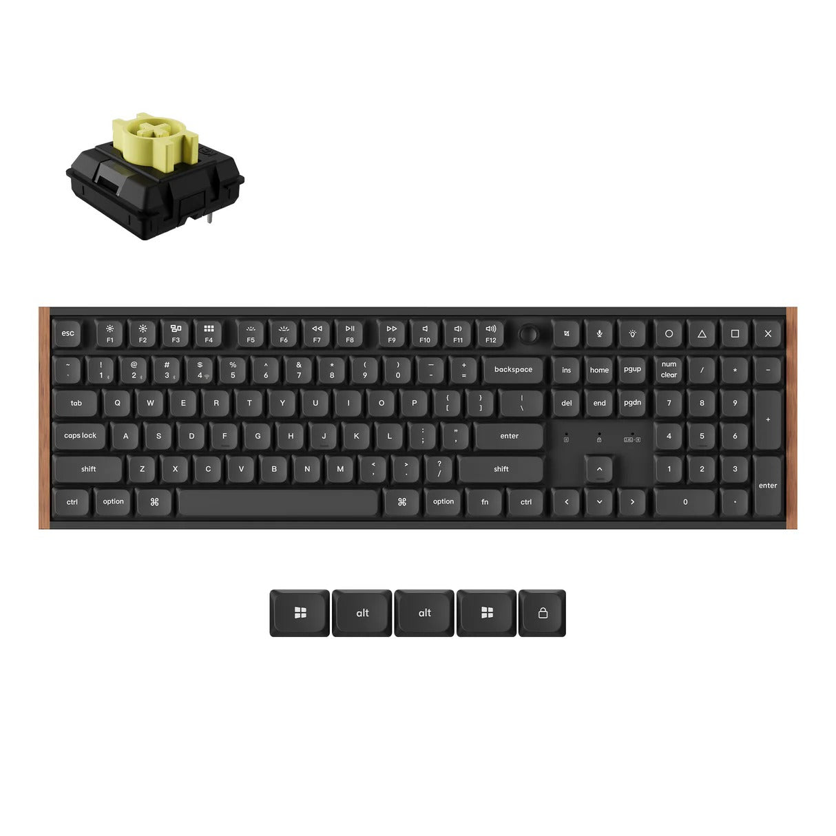 Keychron - K5 Ultra 8k Wireless Low-Profile Mechanical Keyboard