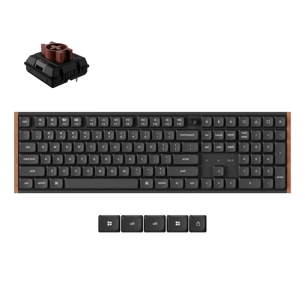 Keychron - K5 Ultra 8k Wireless Low-Profile Mechanical Keyboard