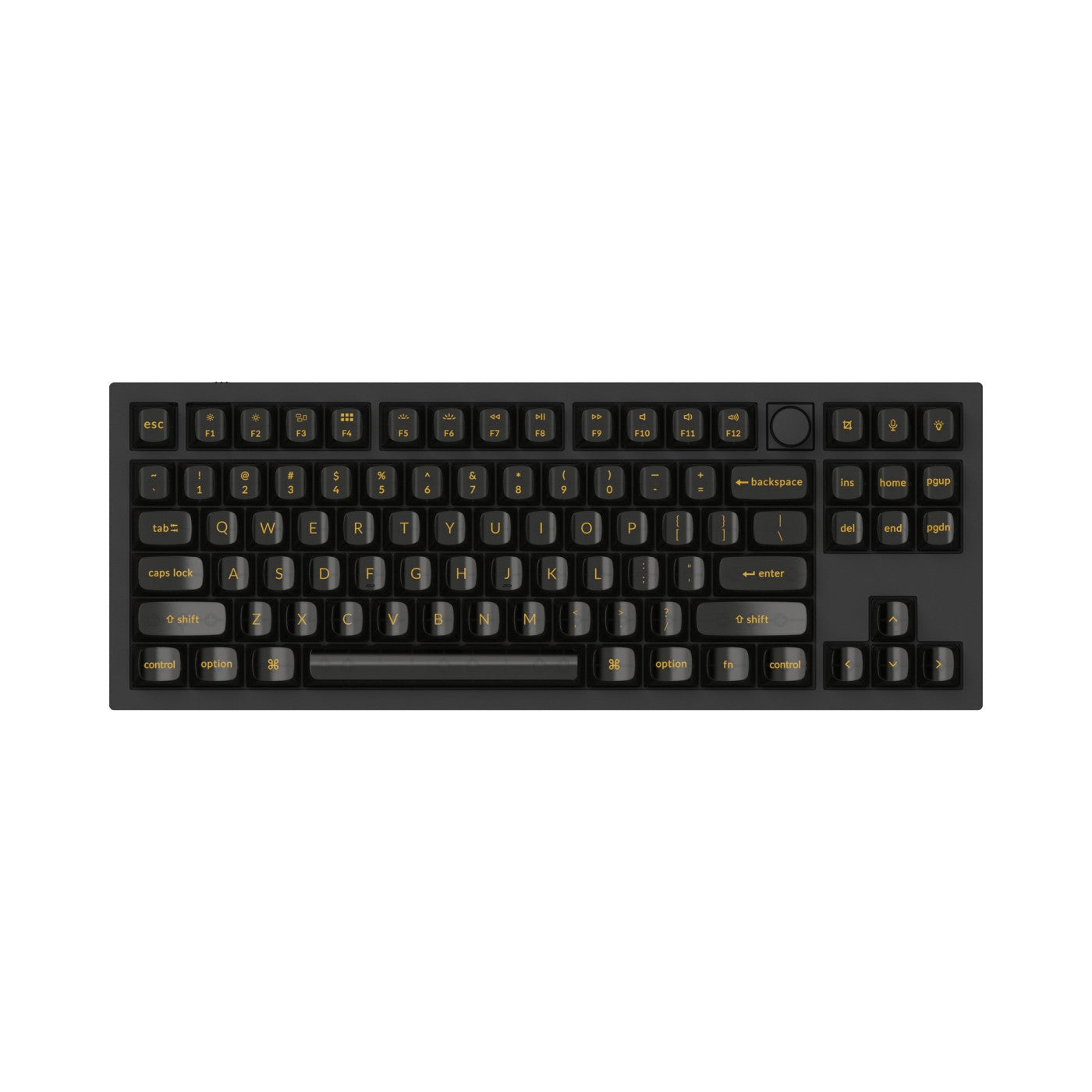 Keychron - Black Transparent OSA Full Set Keycap Set - Transparent Keycaps