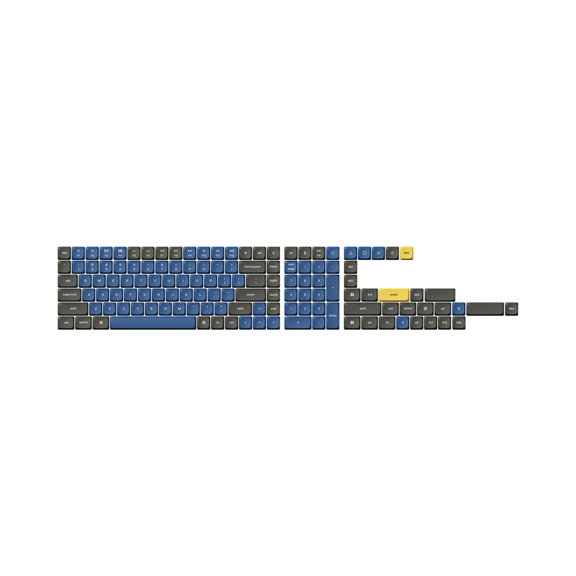 Keychron - Low Profile Double Shot PBT LSA Keycap Set Version 2