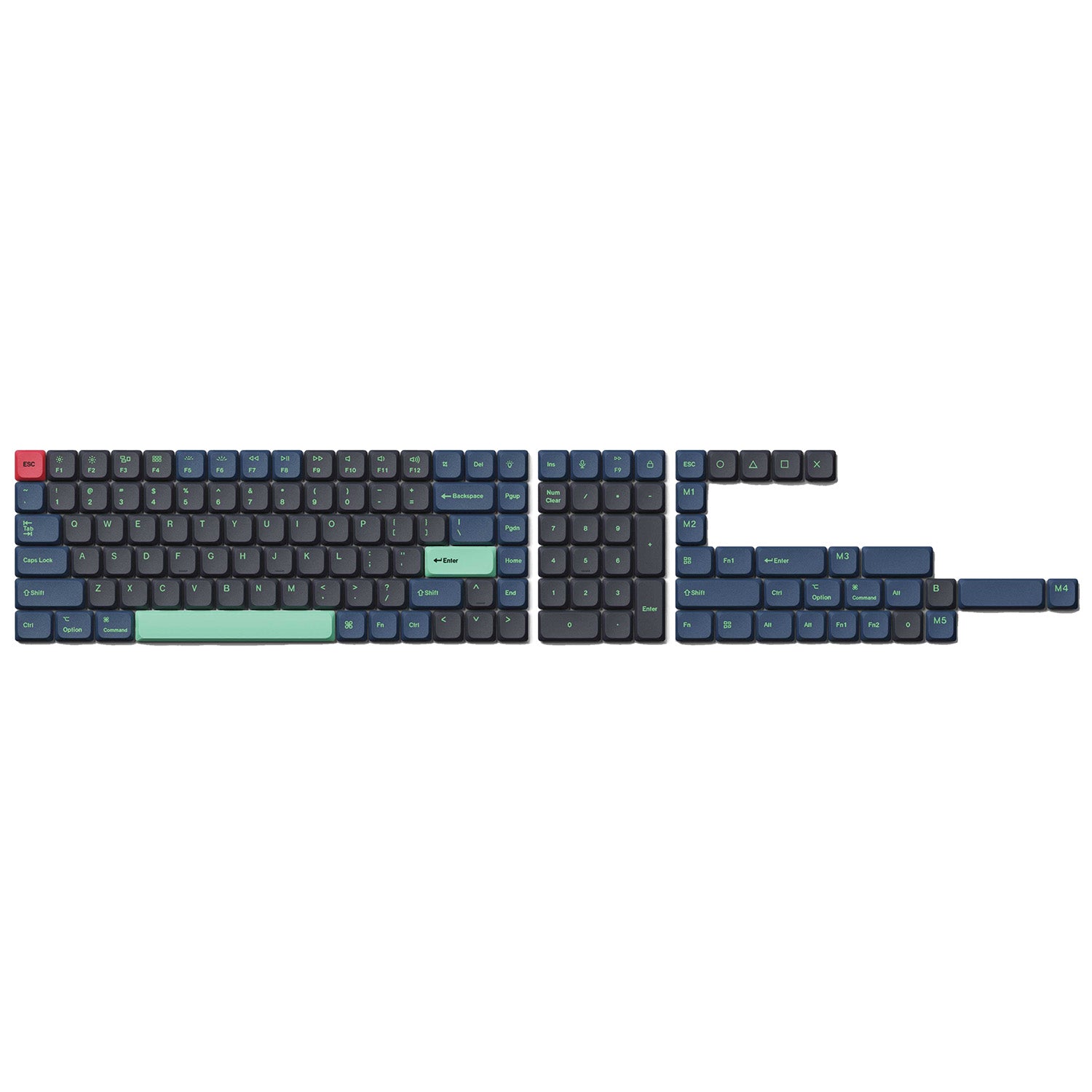 Keychron - Low Profile Dye-Sub PBT LSA Full Set Keycap Set