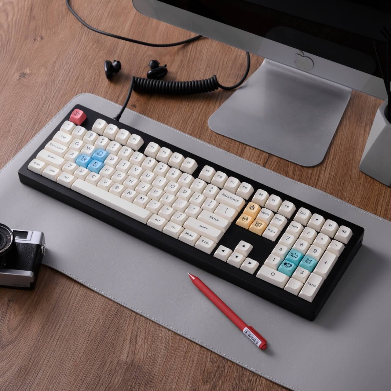 Akko - Cream Keycap Set Building Blocks (282-Key)