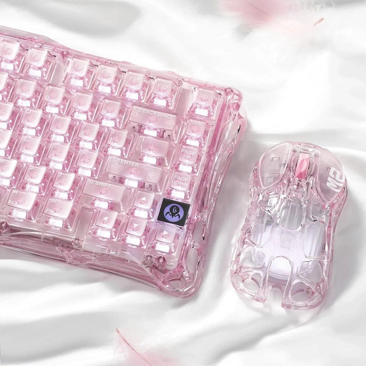 GravaStar - Mercury K1 Lite Crystal Rose Wireless Mechanical Keyboard