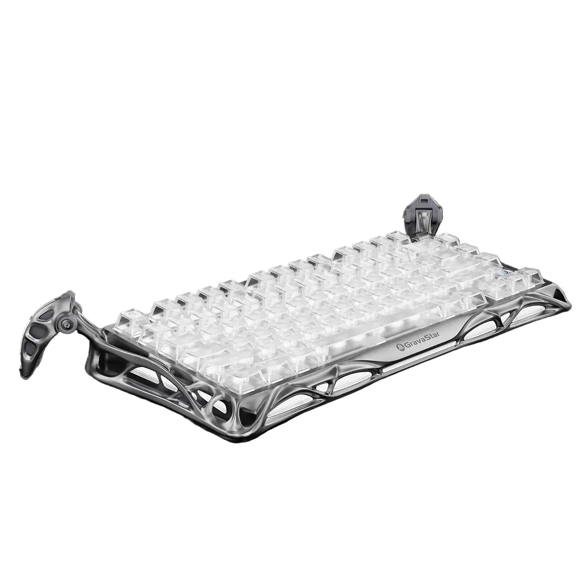 GravaStar - Mercury K1 Pro Ghost Silver Wireless Mechanical Keyboard