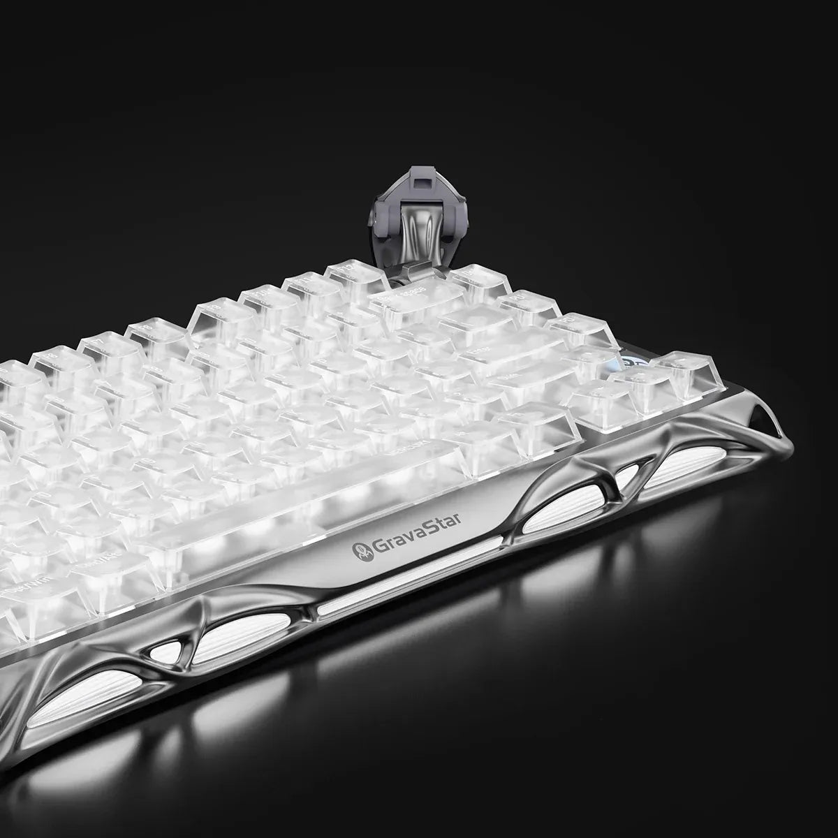 GravaStar - Mercury K1 Pro Ghost Silver Wireless Mechanical Keyboard