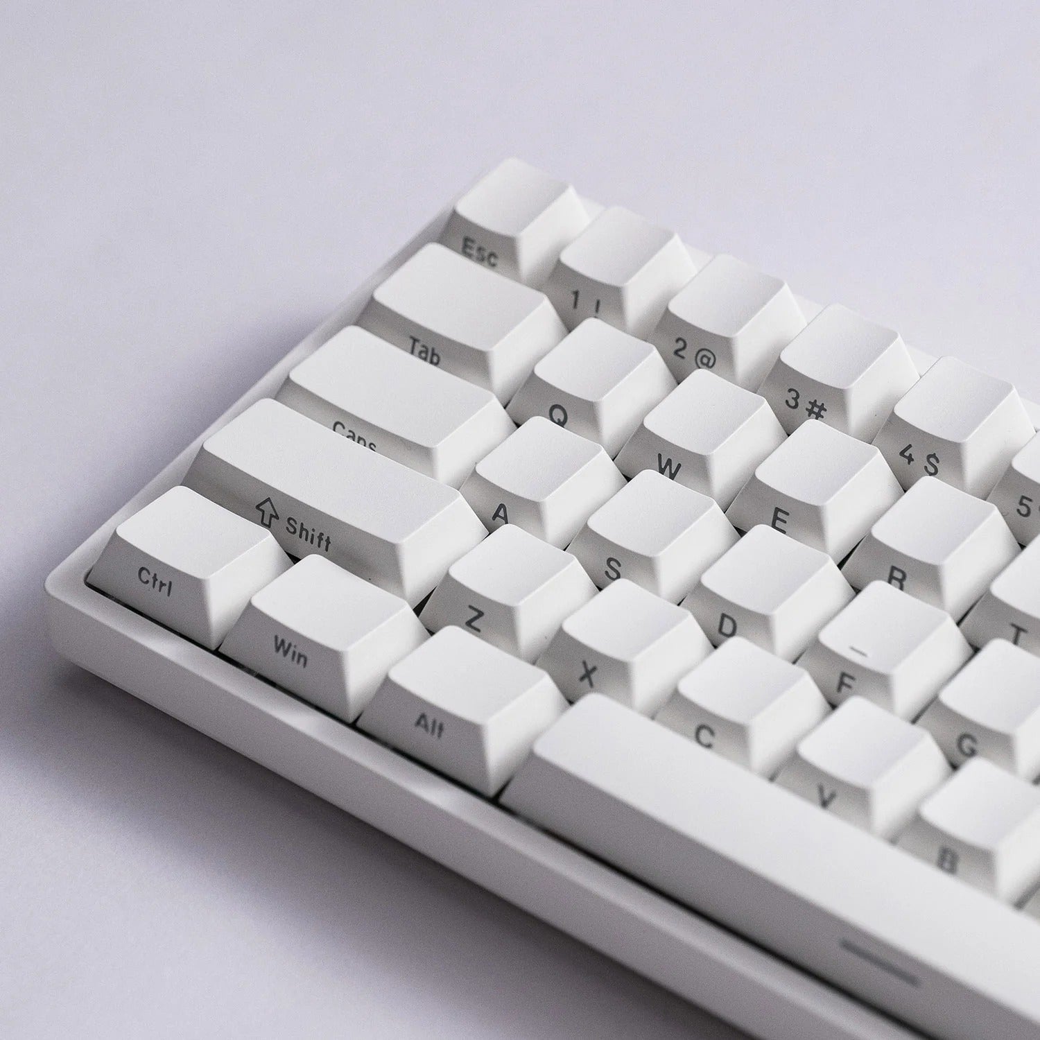 MonsGeek - FUN68 HE Shine-Through White - Wired Magnetic Keyboard