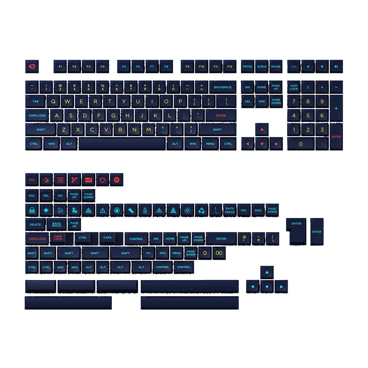 Akko - Starry Night Keycap Set (187-Key)