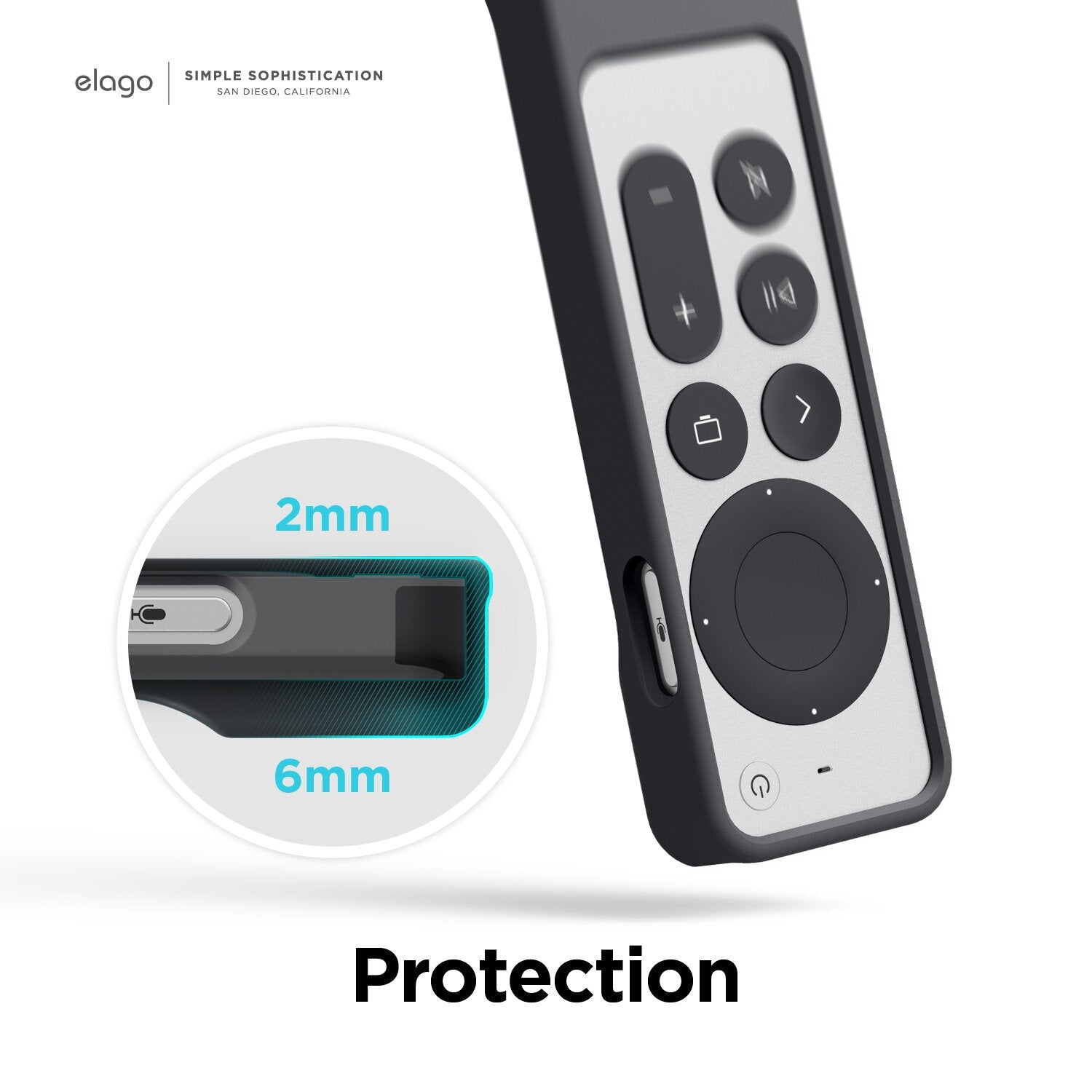 Elago - R1 Intelli Case for 2022/2021 Apple TV Siri Remote