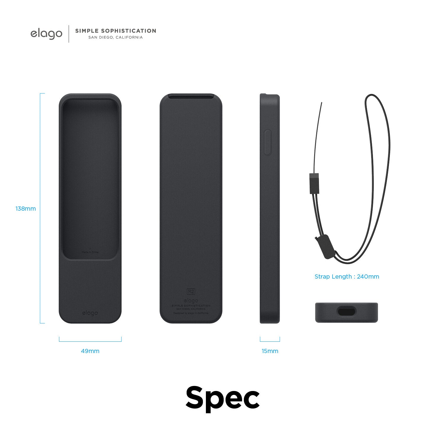 Elago - R2 Slim Case for 2022/2021 Apple TV Siri Remote