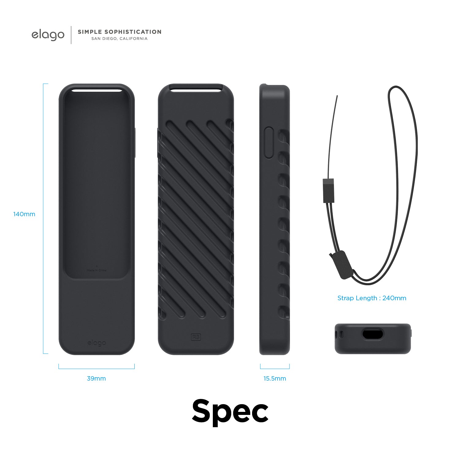Elago - R3 Protective Case for 2022/2021 Apple TV Siri Remote