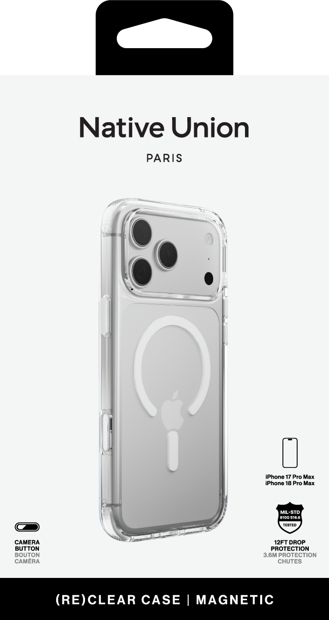 Native Union - (RE)Clear Transparent MagSafe Case for iPhone 18 Pro / Pro Max
