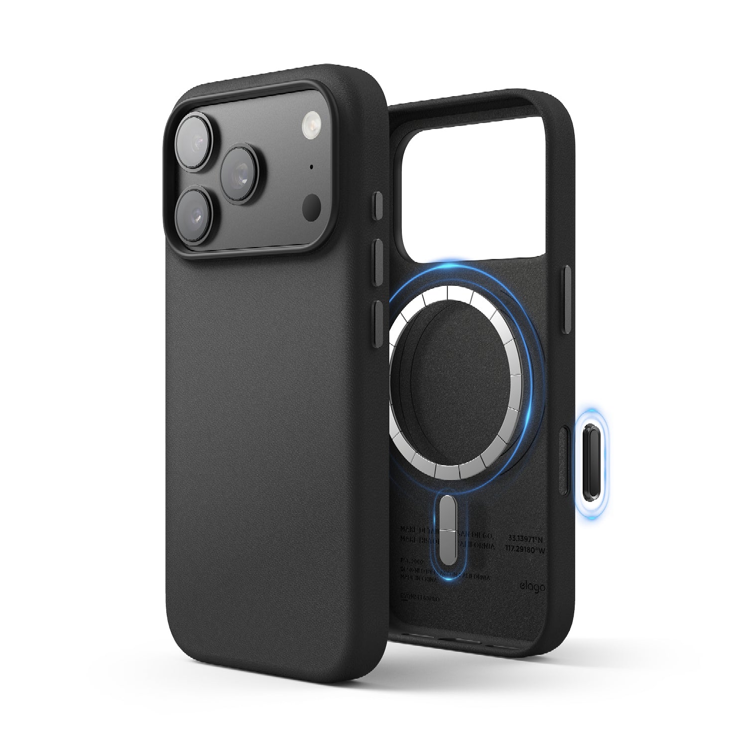 Elago - Magnetic Leather Case for iPhone 17 Pro/Pro Max