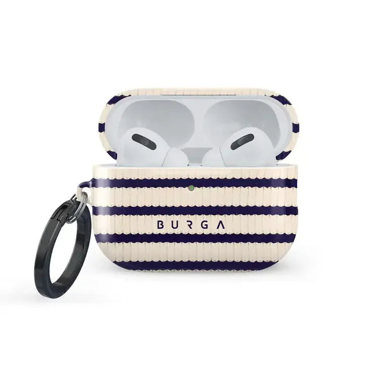 Pasekowy etui na AirPods z kluczykiem, idealne do biurka i home office