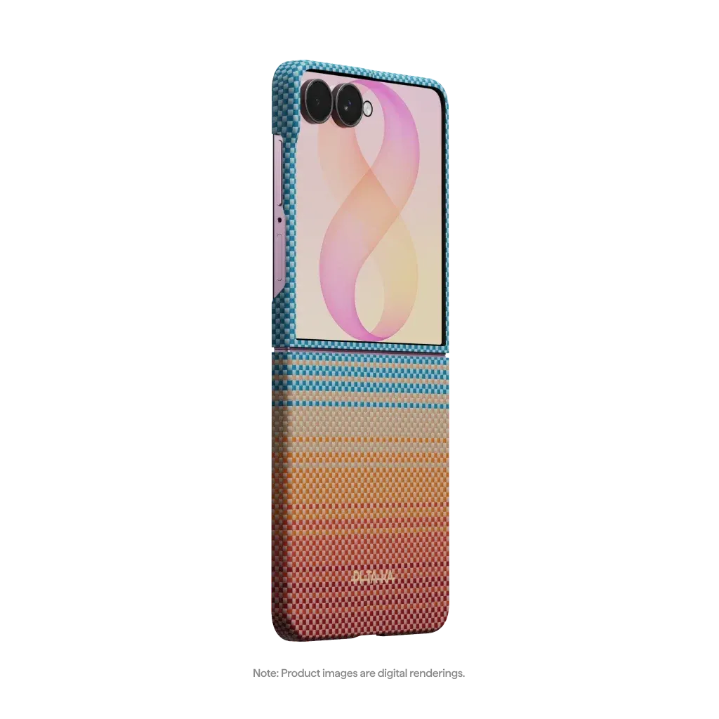 PITAKA - Edge Case Sunset 2.0 California Dream-01 for Galaxy Z Flip8