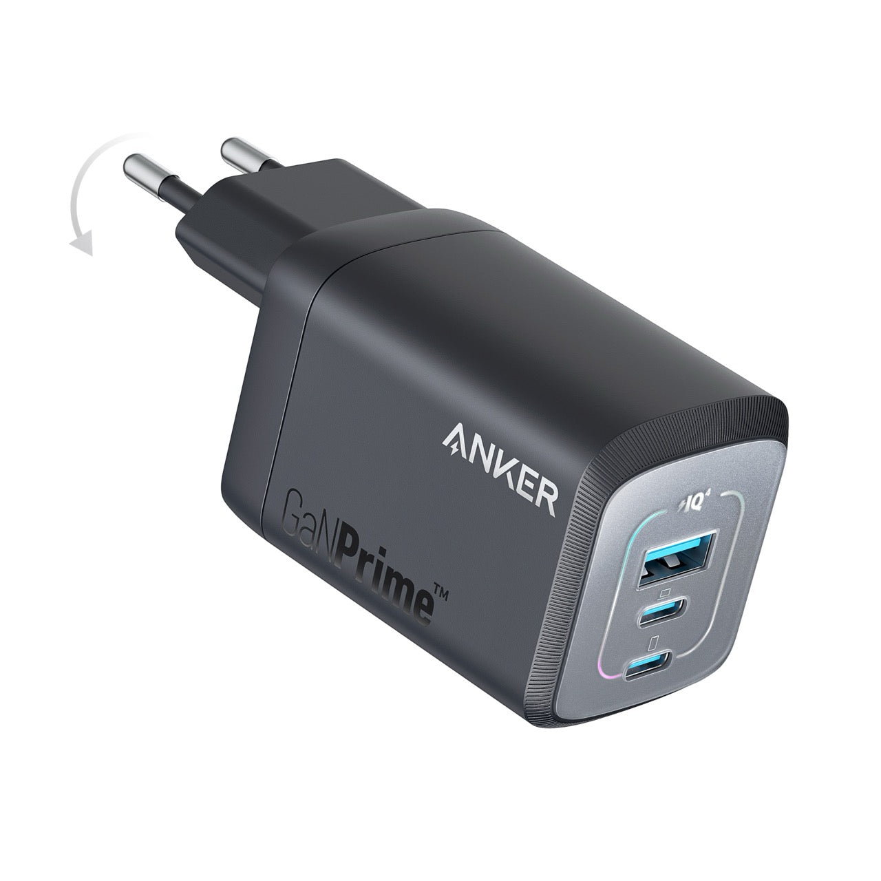 Anker - Prime 100W GaN Wall Charger (3 Ports)