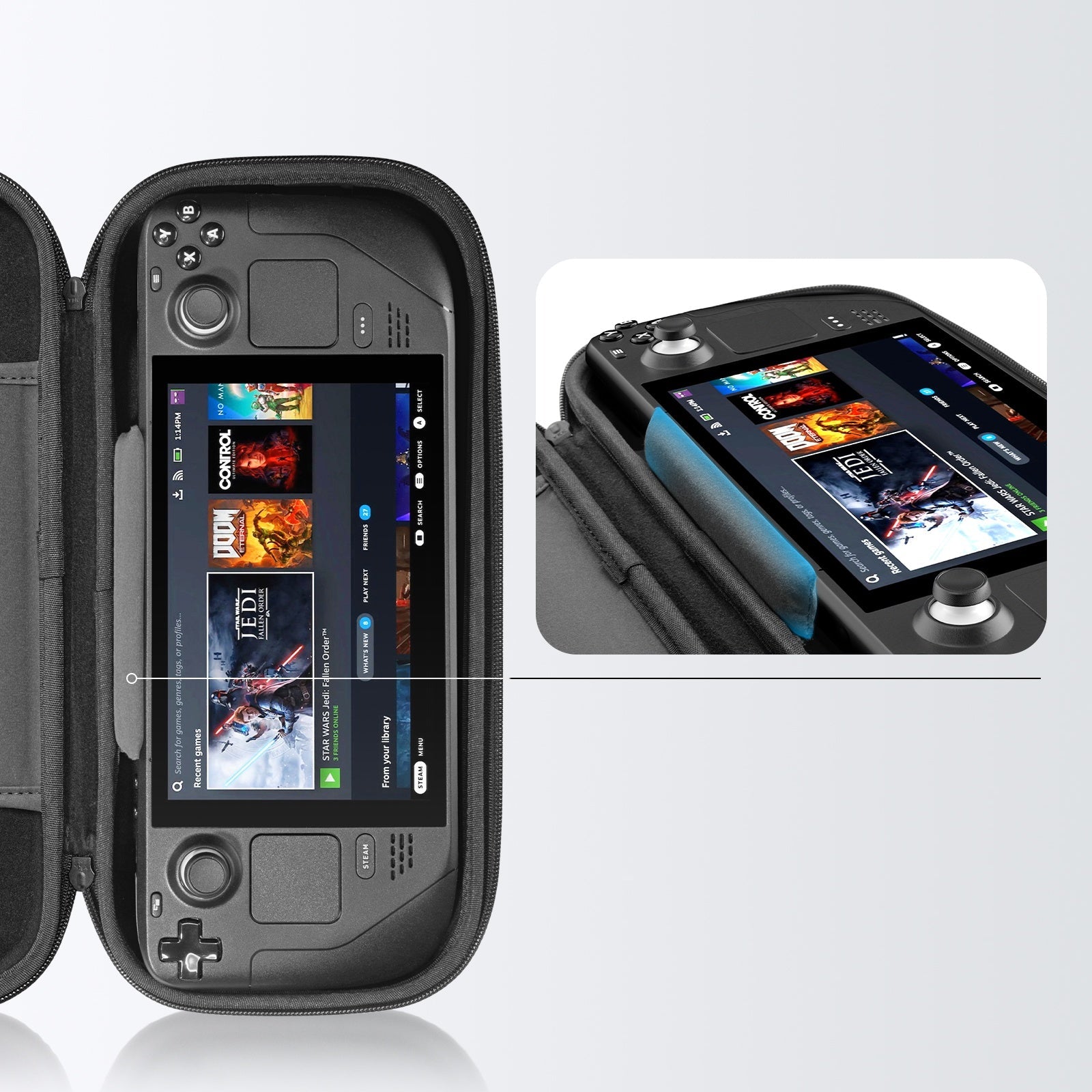 Tomtoc - FancyCase-G38 Steam Deck Hard Shell Case