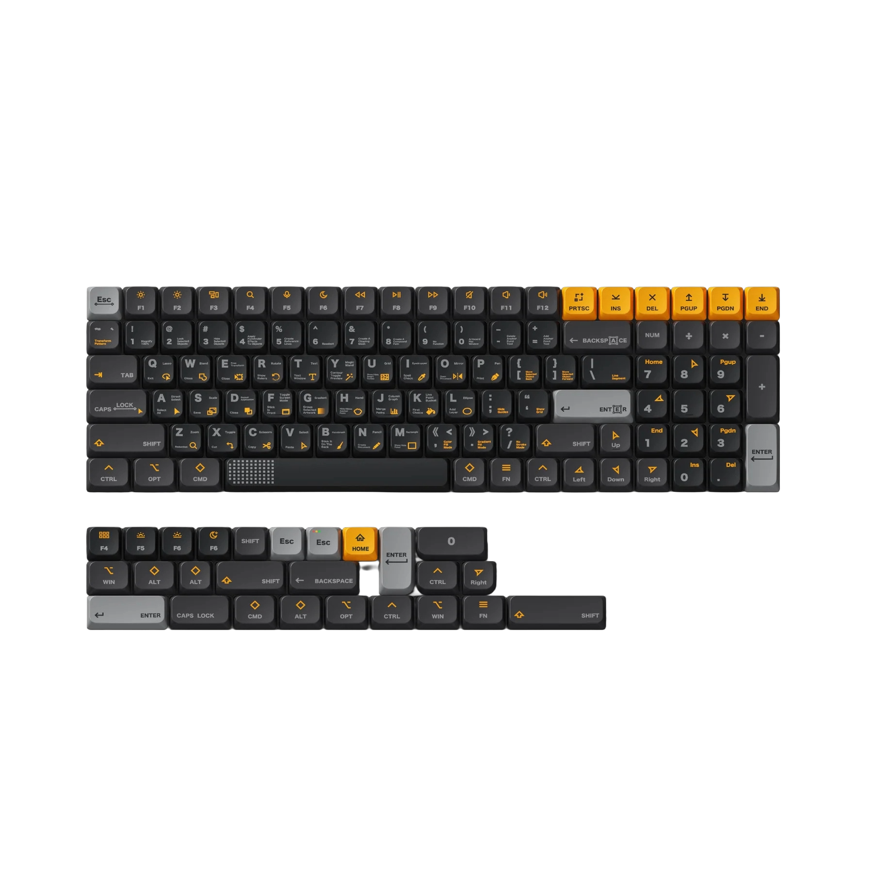 NuPhy x BOHO - Creative Engine nSA Profile Dye-Sub PBT Keycaps