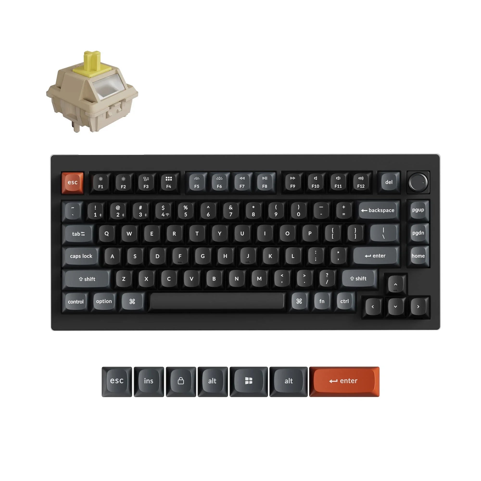 Keychron - V1 Ultra 8K Wireless Custom Mechanical Keyboard