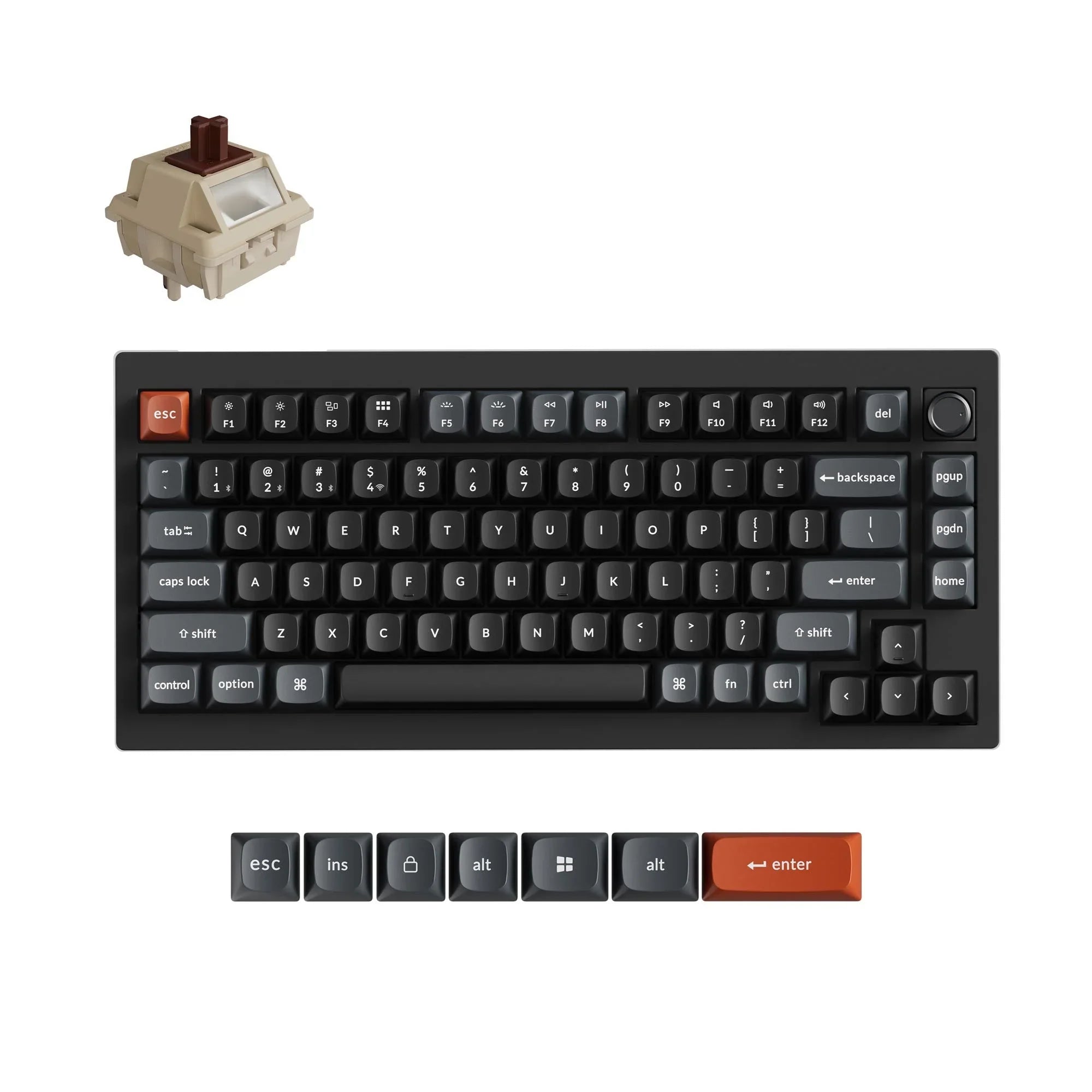 Keychron - V1 Ultra 8K Wireless Custom Mechanical Keyboard