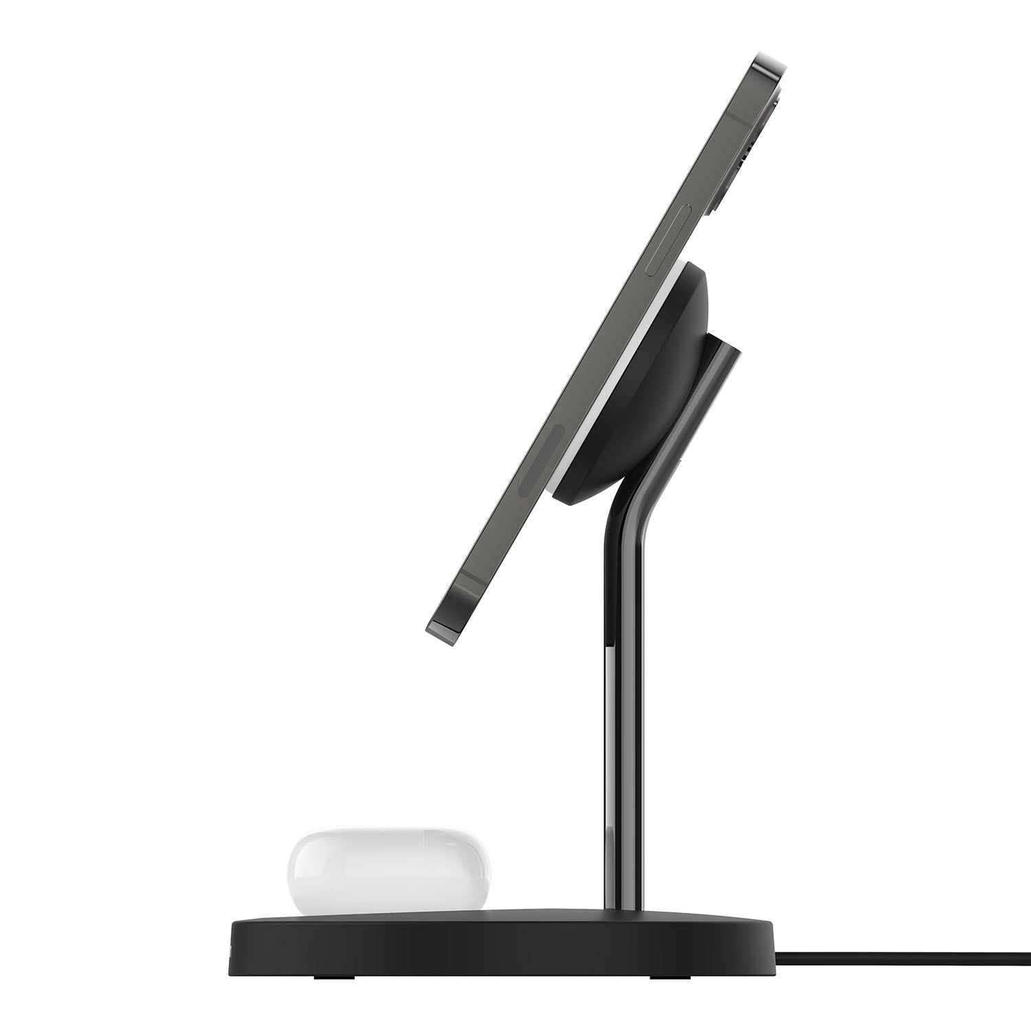 Belkin - BoostCharge Pro 2-in-1 Wireless Charger Stand with Official MagSafe Charging 15W