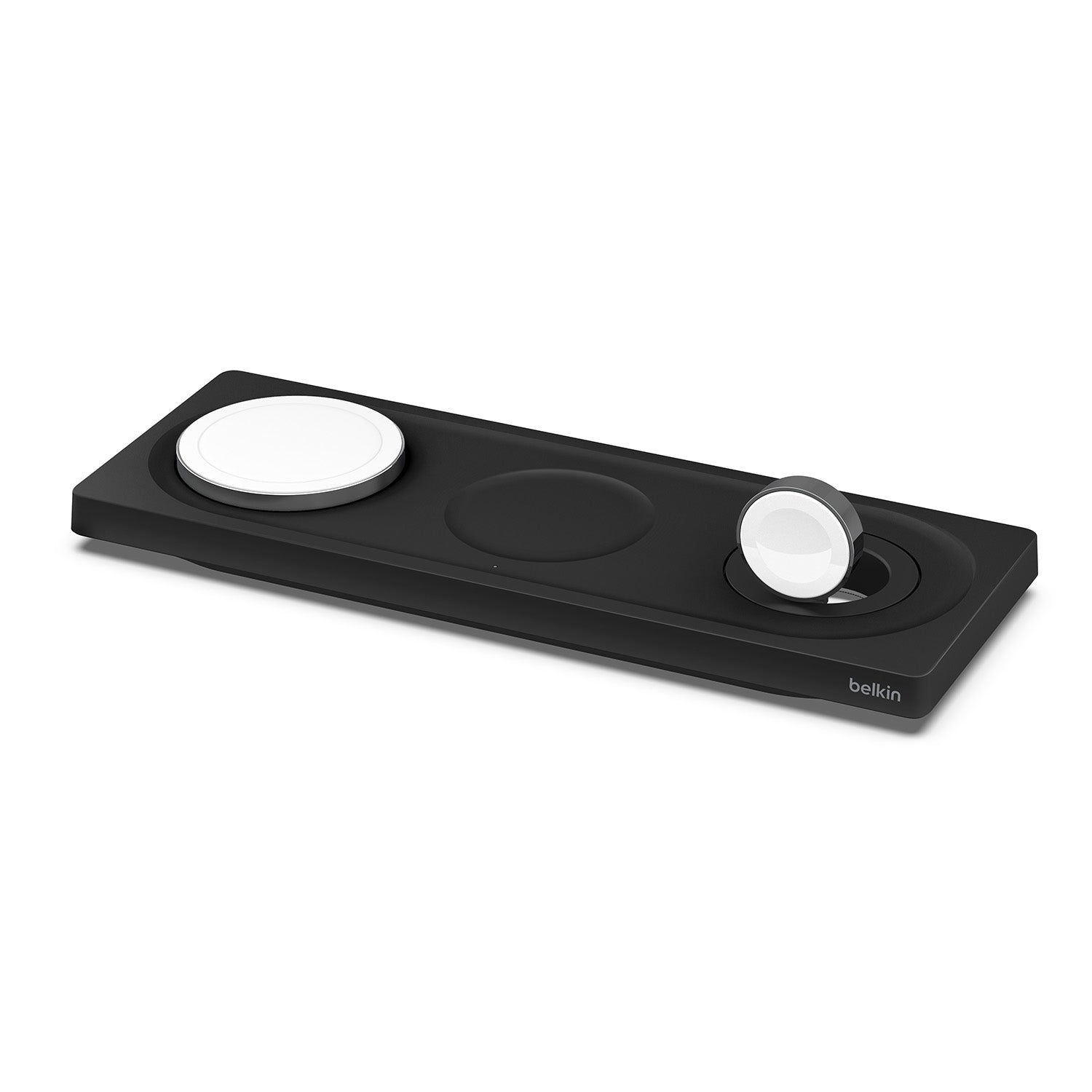 Belkin - BoostCharge Pro 3-in-1 Wireless Charging Pad with Official MagSafe Charging 15W