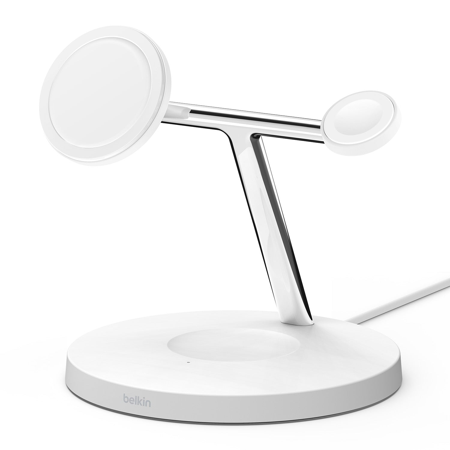 Belkin - BoostCharge Pro 3-in-1 Wireless Charger with Official MagSafe Charging 15W
