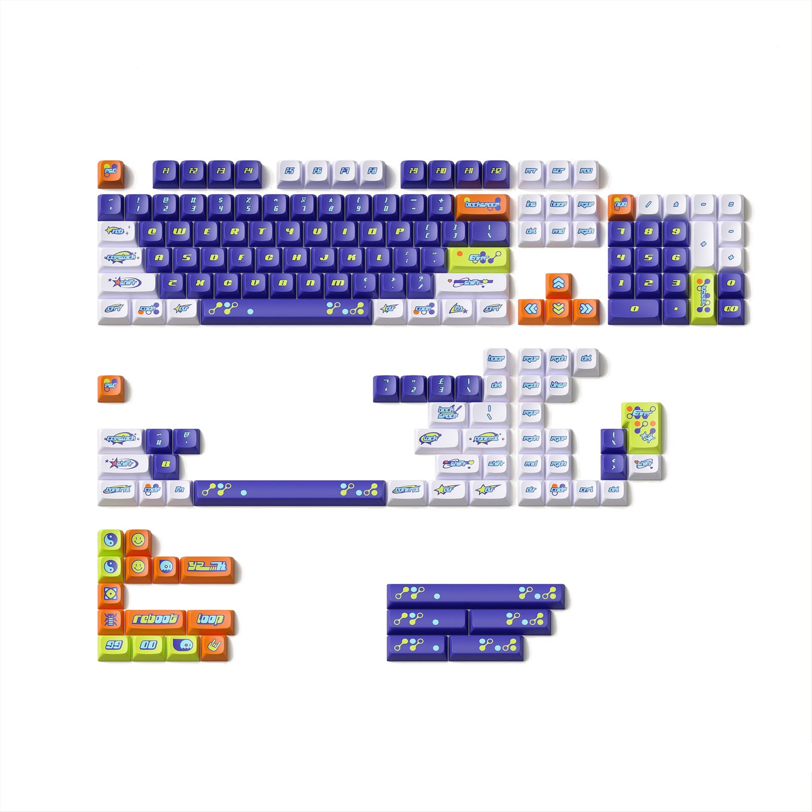KeyTok - Y2K KDA  Dye-sub PBT Keycaps