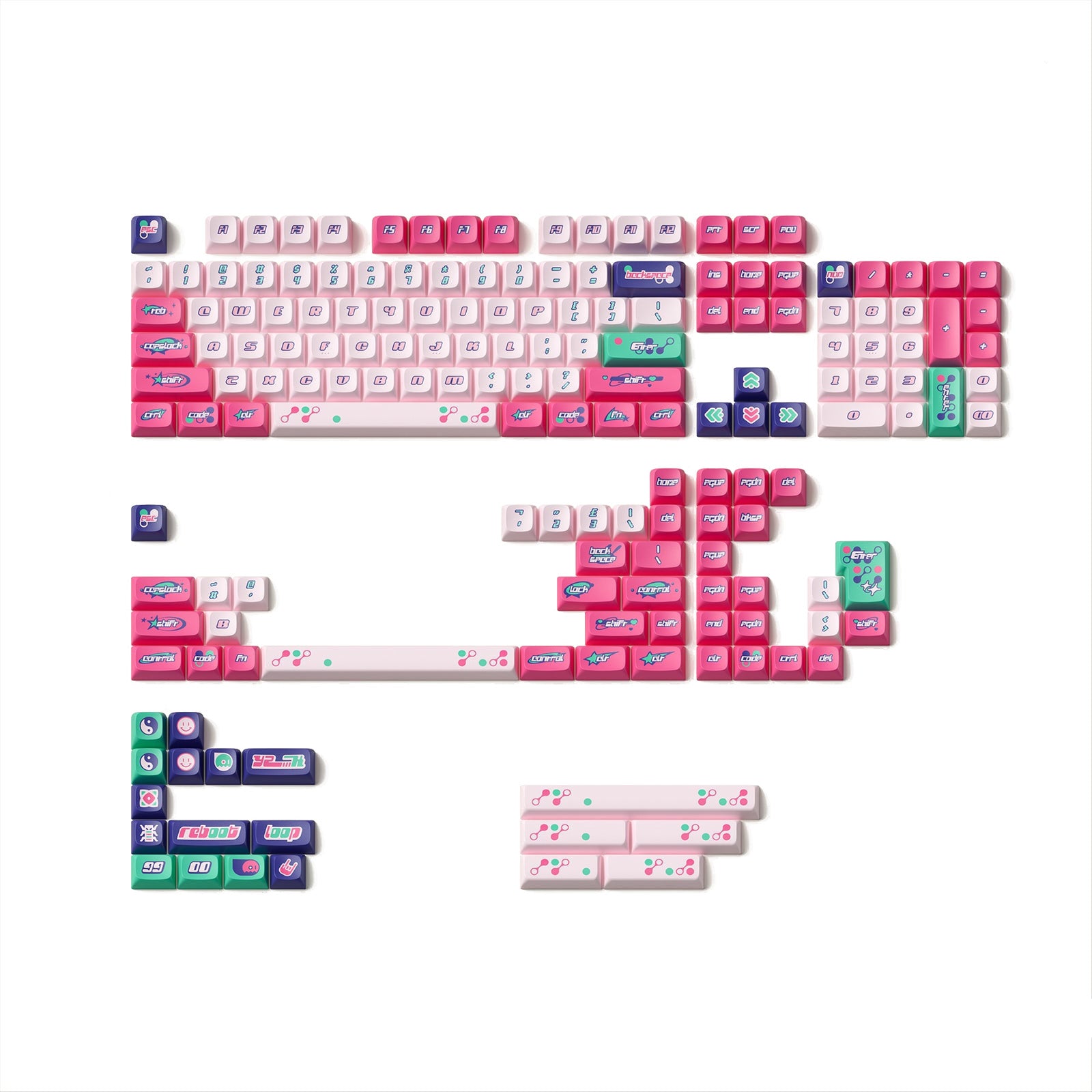 KeyTok - Y2K KDA  Dye-sub PBT Keycaps