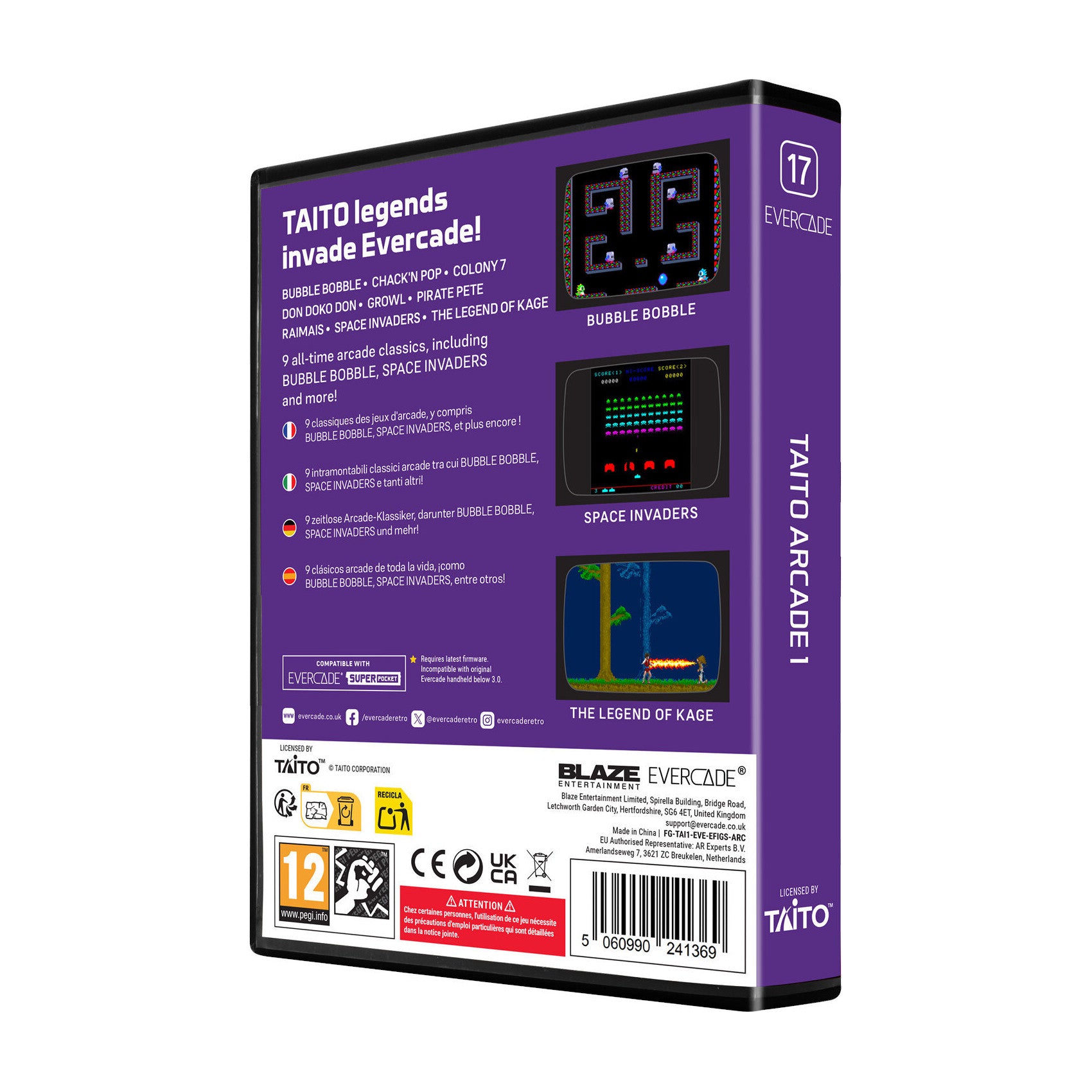 Evercade - TAITO Arcade 1