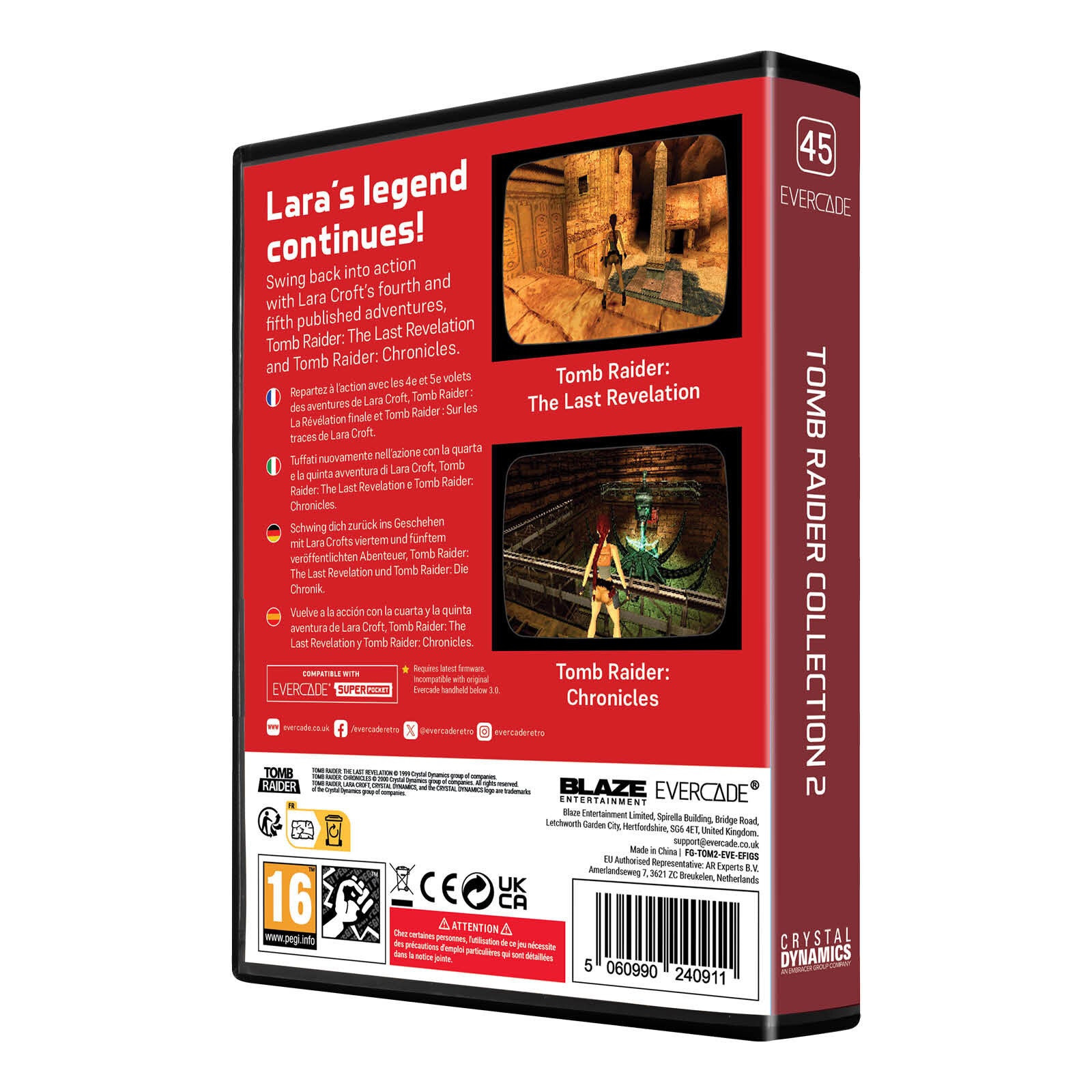 Evercade - Tomb Raider Collection 2